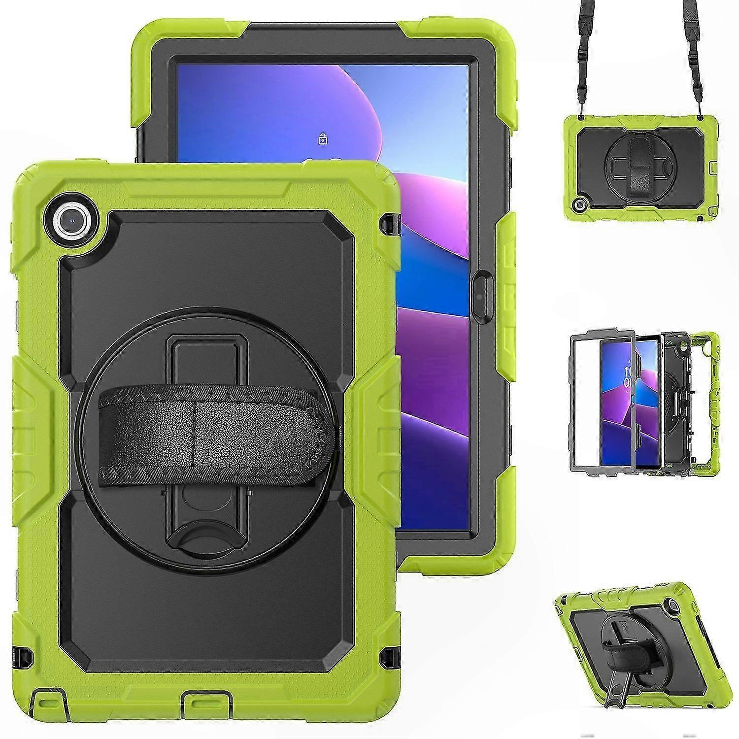 Silicone PC Hybrid Case with PET Screen Protector for 10.1 Inch Tablets