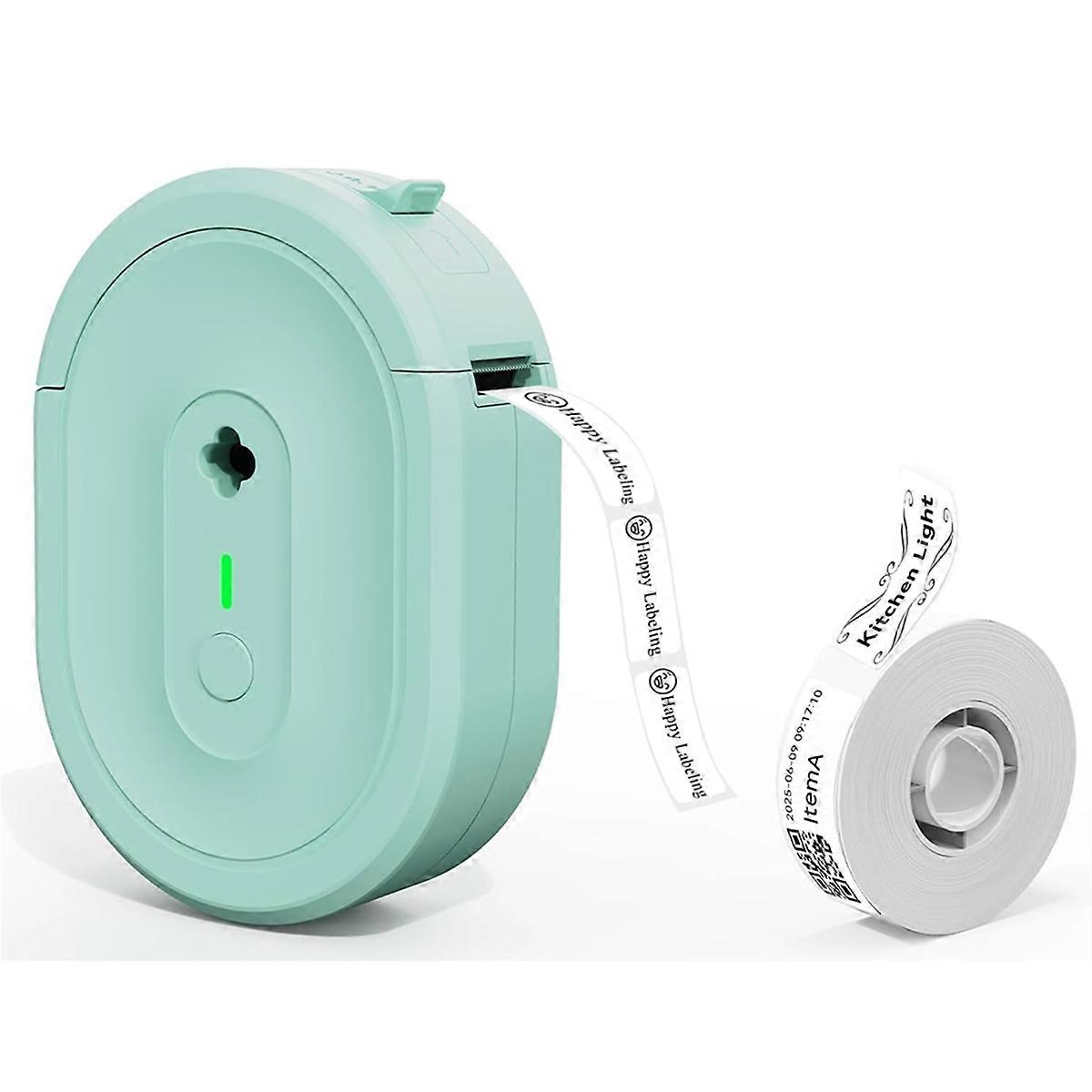 Label Maker Machine with Tape, Portable Bluetooth Label Makers, Inkless Mini Printer Multi Template Label Printer