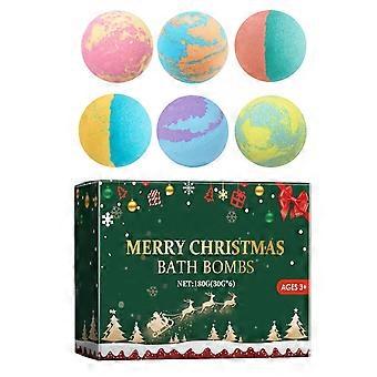 Kids Bath Balls 6 Count Organic Bubble Bath for Relaxation - Colorful Scented Bath Bombs