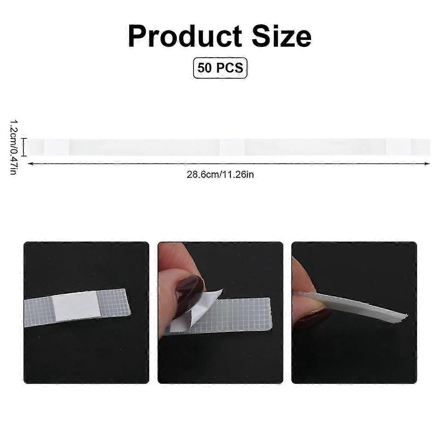 50 Pcs Thermal Glue Strips with Mesh Backing for Book-Binding