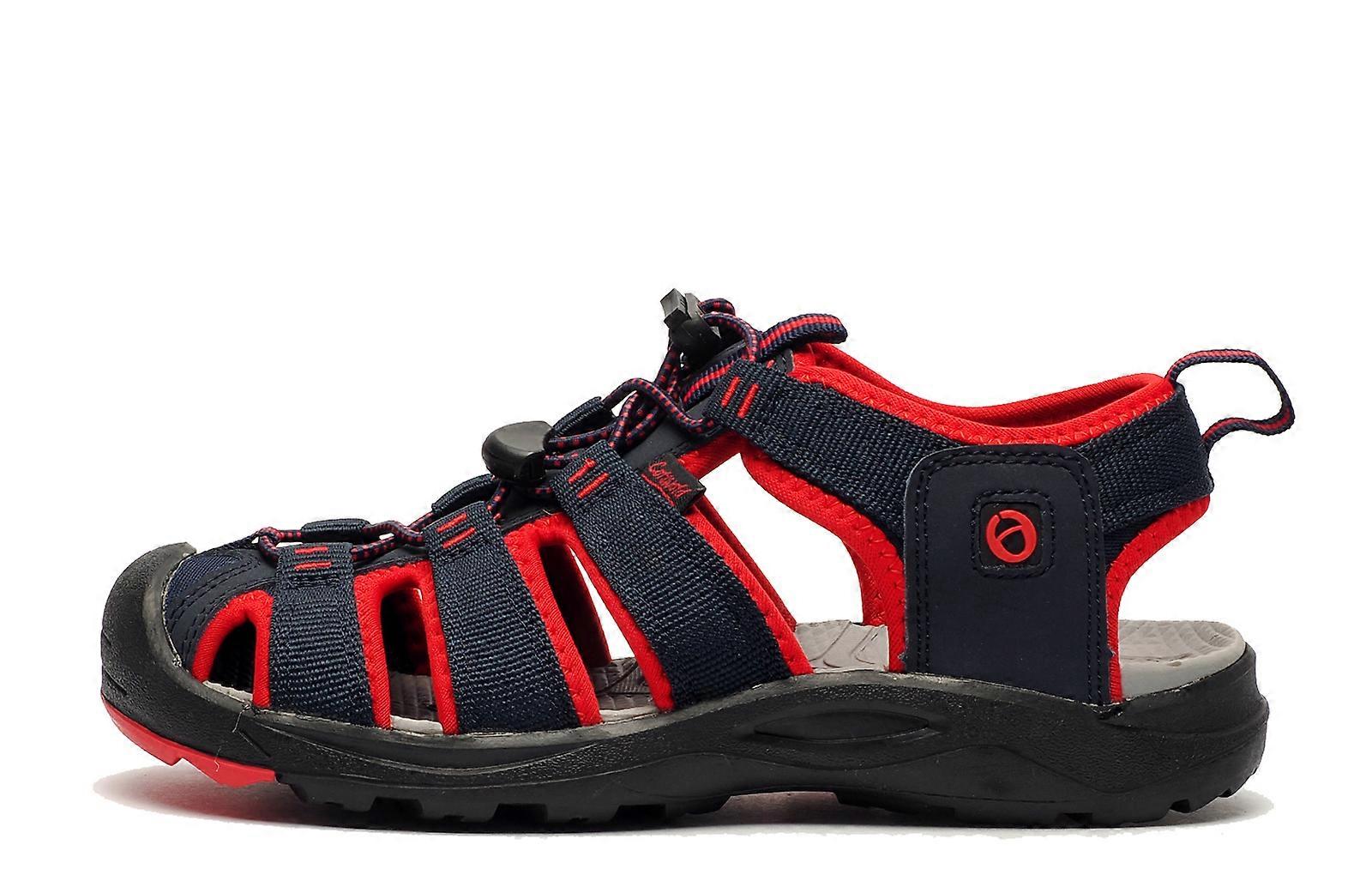 Cotswold Marshfield Junior Sandals Navy / Red