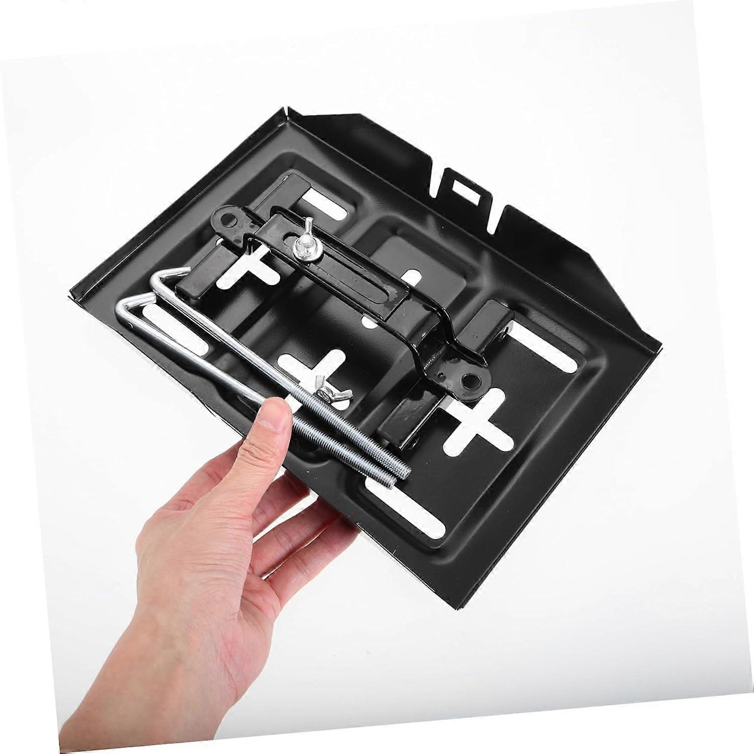 Battery Tray Bracket Adjustable Metal Clamp Hold Down Kit For Car And Boat Battery Holder Mounting Bracket