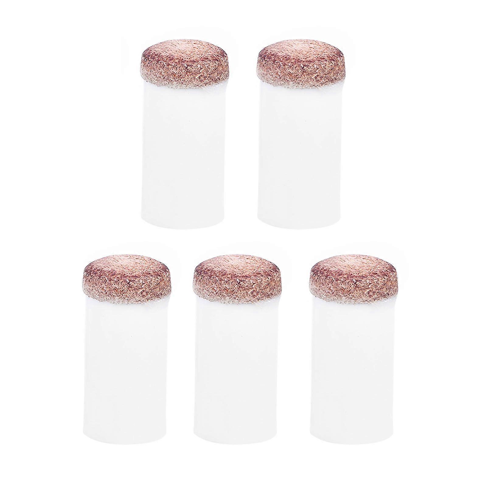 10pcs Billiards Snooker Pool Cue Pole Tip Replacement Parts Tackle Accessory (11mm)