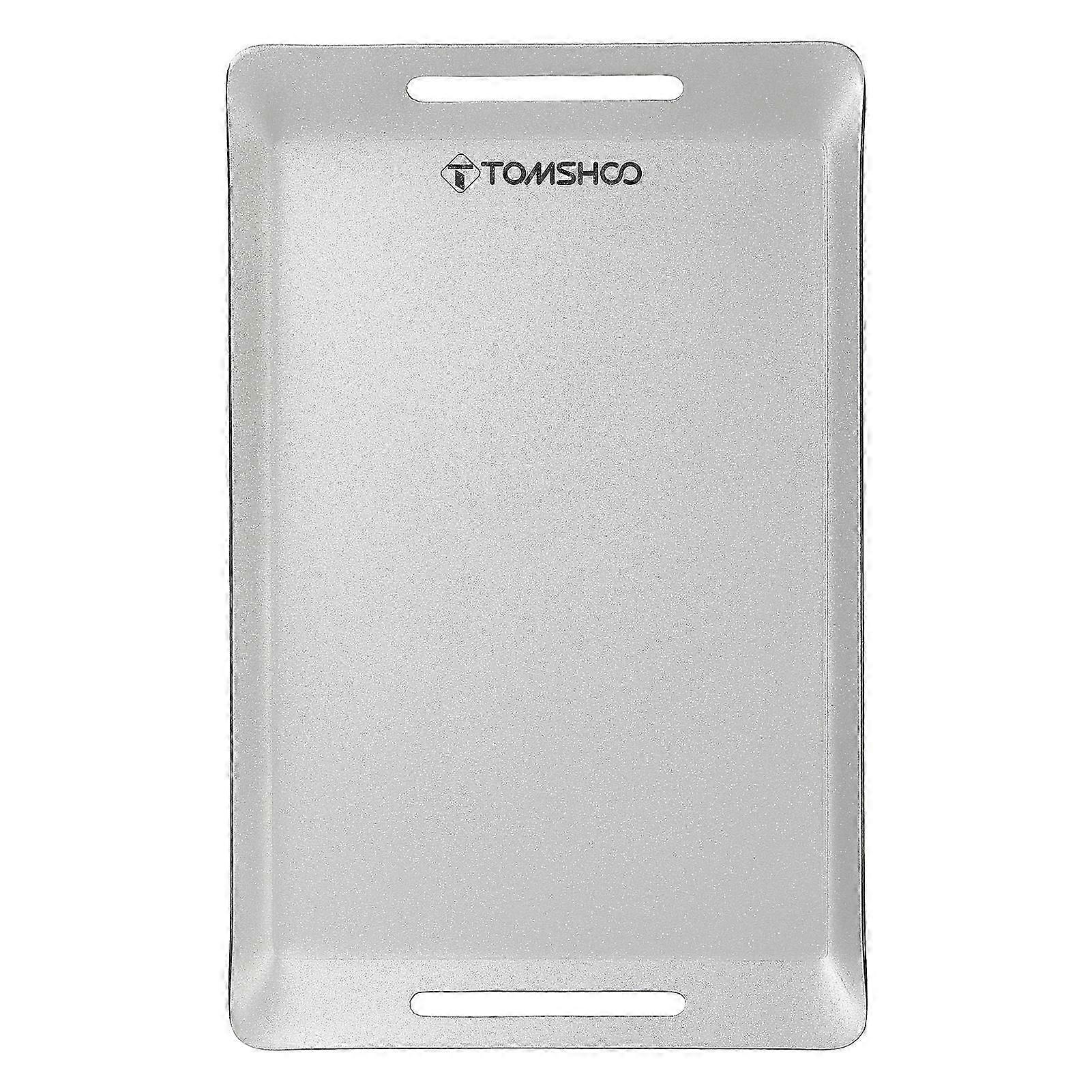 TOMSHOO البسيطة الفولاذ المقاوم للصدأ شواء عموم في الهواء الطلق شواء نزهة شواء عموم قطع تقطيع المجلس للتخييم على الظهر المشي لمسافات طويلة