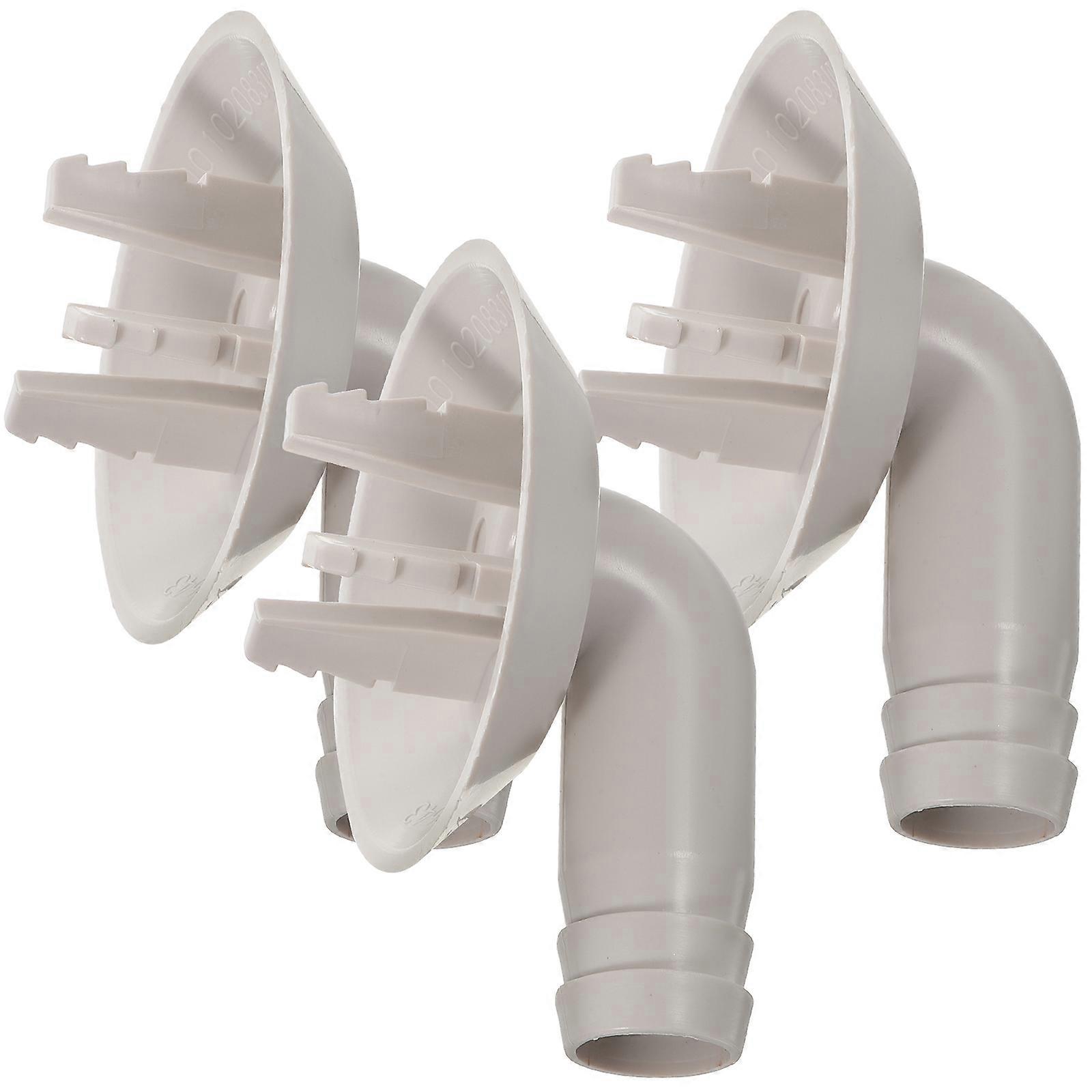 Air Conditioner Drain Hose Elbow Fitting for Home Use 15Pcs Light Grey Connector