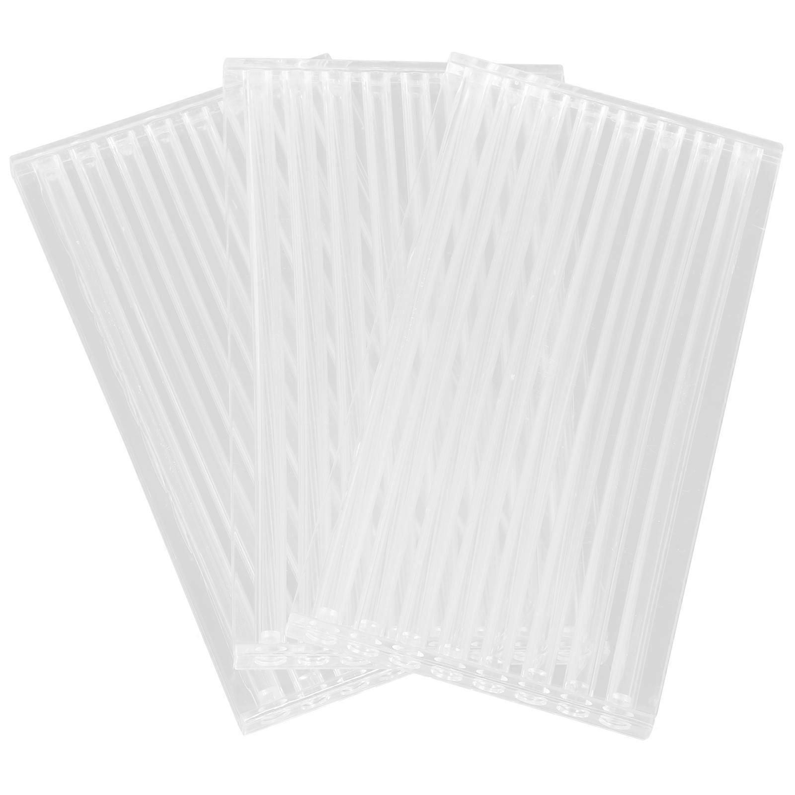 Acrylic Incense Tube Storage Tubes for Household Use 6Pcs Transparent