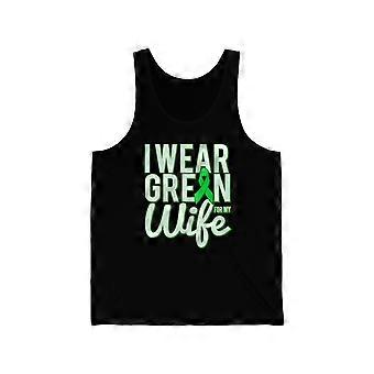 I Wear Green For My Wife Awareness Unisex Tank Top
