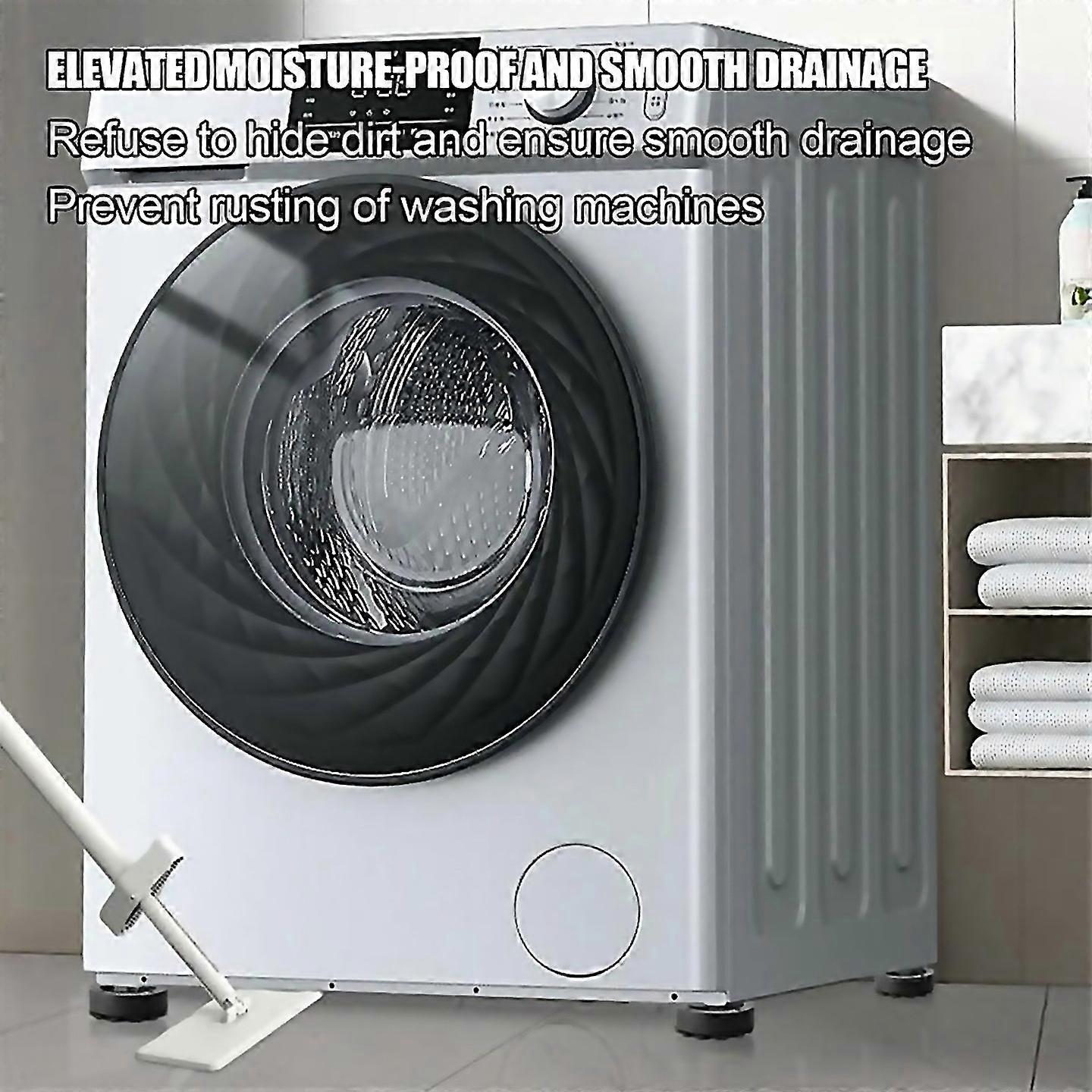 For Washer Anti Vibration Pads Noise Reduction Anti Vibration Mat Washing Machine Foot Pads Elastic