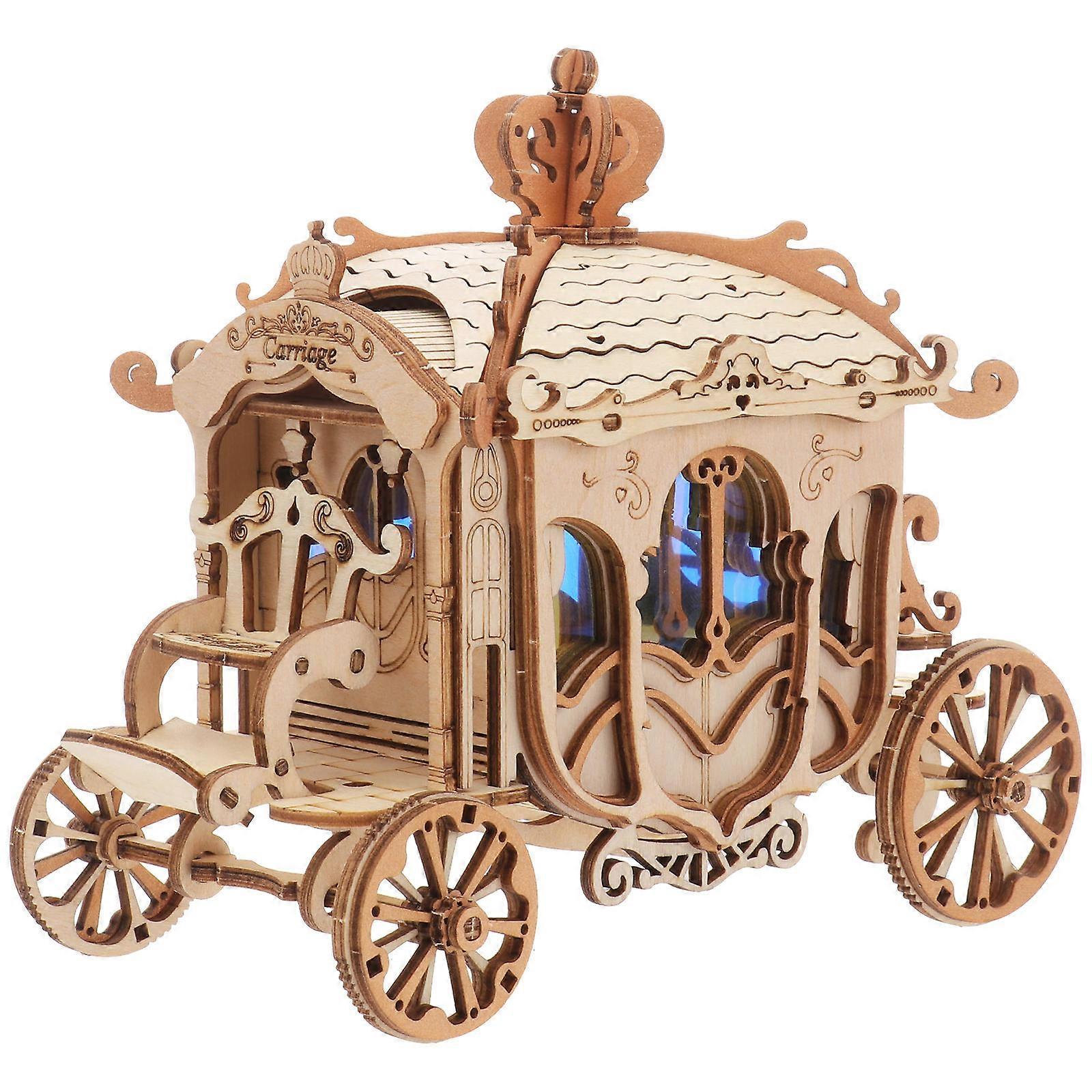 DIY Old Car Model Toy for Playing 1Pcs Vintage Car Model Puzzle