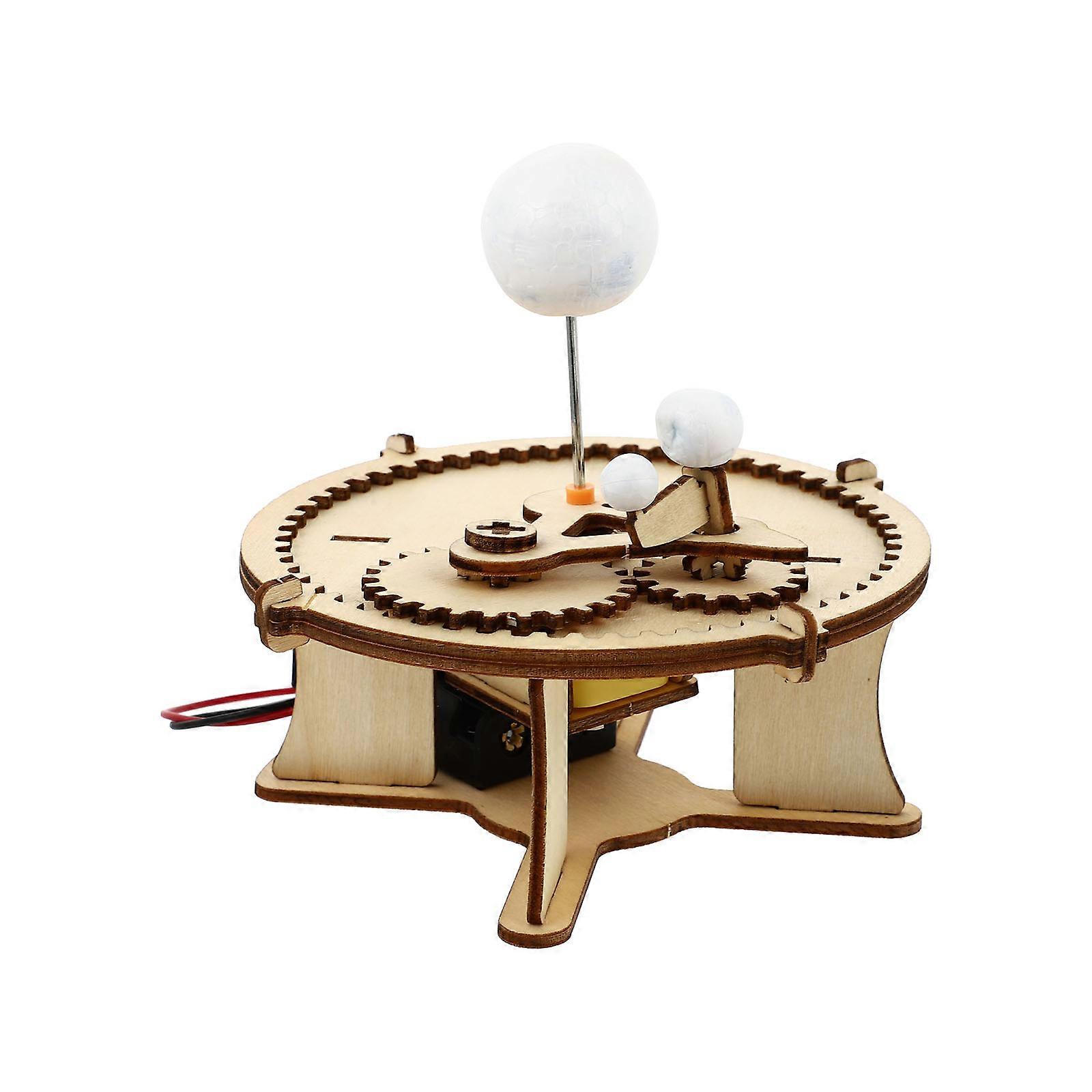 Wooden Solar System Toy Space Model for Teaching 1Set Assembling