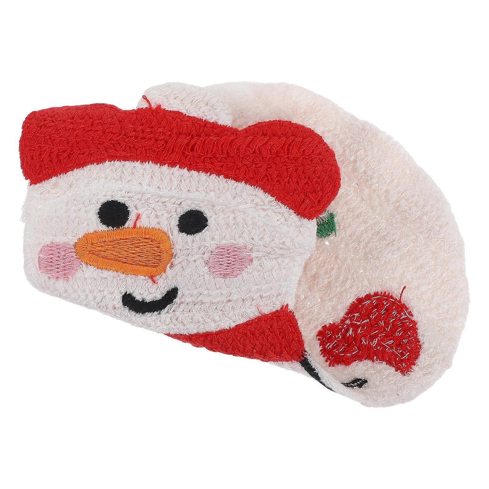 Christmas Embroidered Patches for Jackets Backpacks 3Pcs Snowman Style