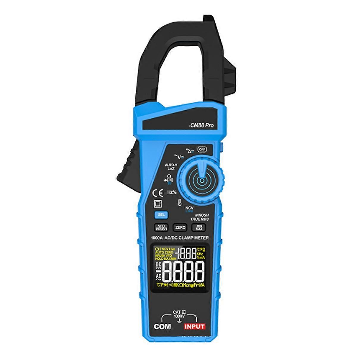 1000A True RMS Digital Clamp Meter 1000V AC DC Auto Voltage Recognition NCV Amperimetrica Capacitan