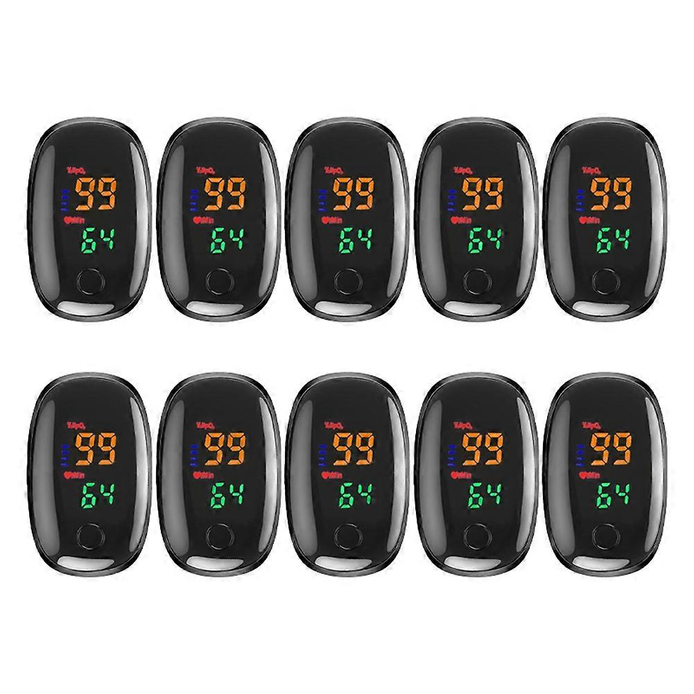 10X Pulse Monitor Blood Oxygen Saturation Detector Blood Oxygen Monitor with Digital Display High Pr