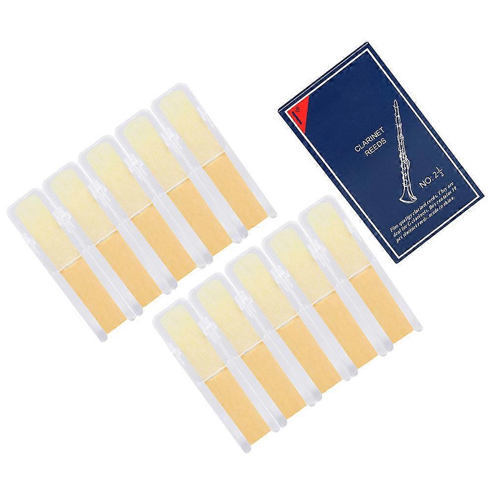 Clarinet Reeds 10Pcs for Easy Mounting and Practical Performance