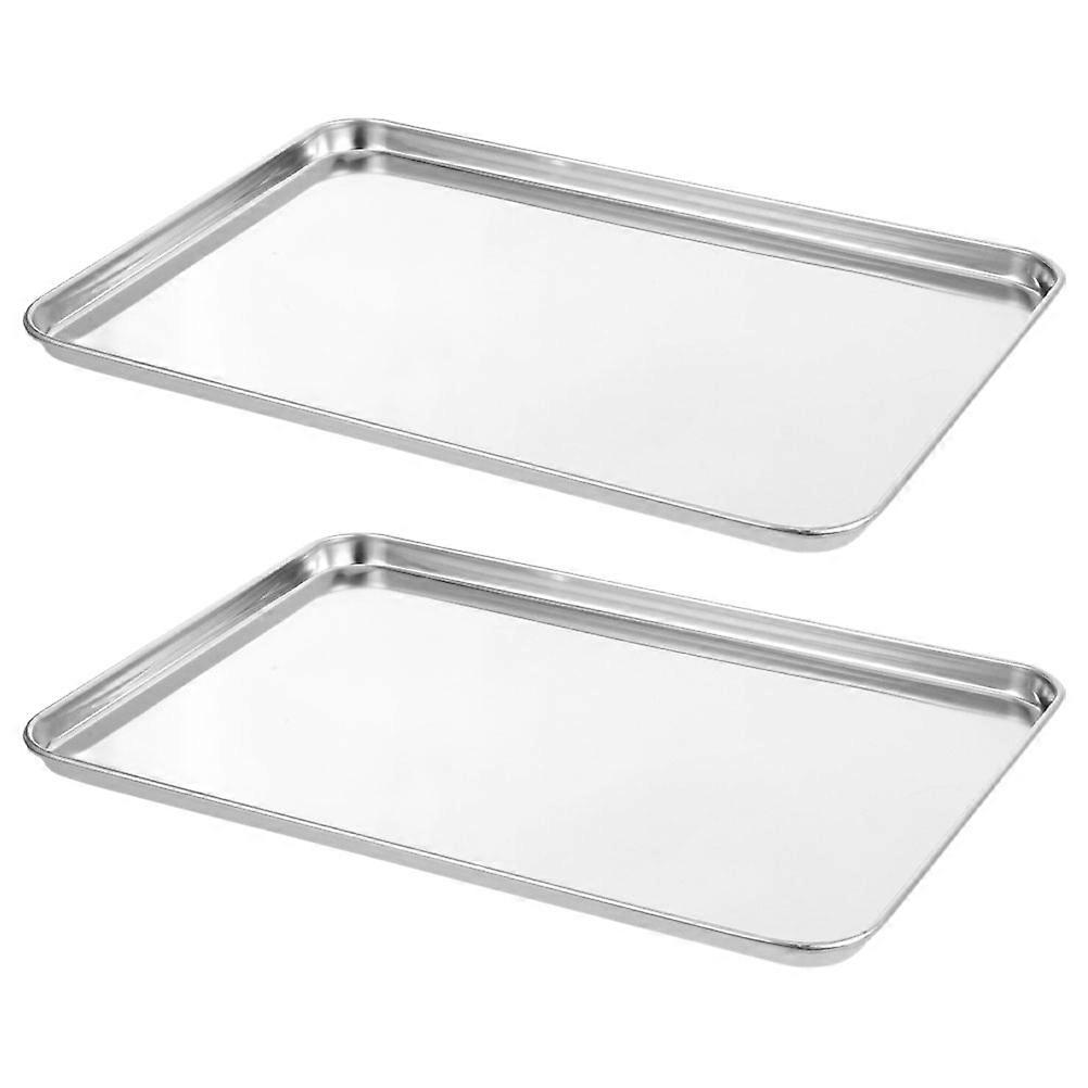 Stainless Steel Steaming Tray for Cold Noodle Making 2Pcs Kitchen Tools