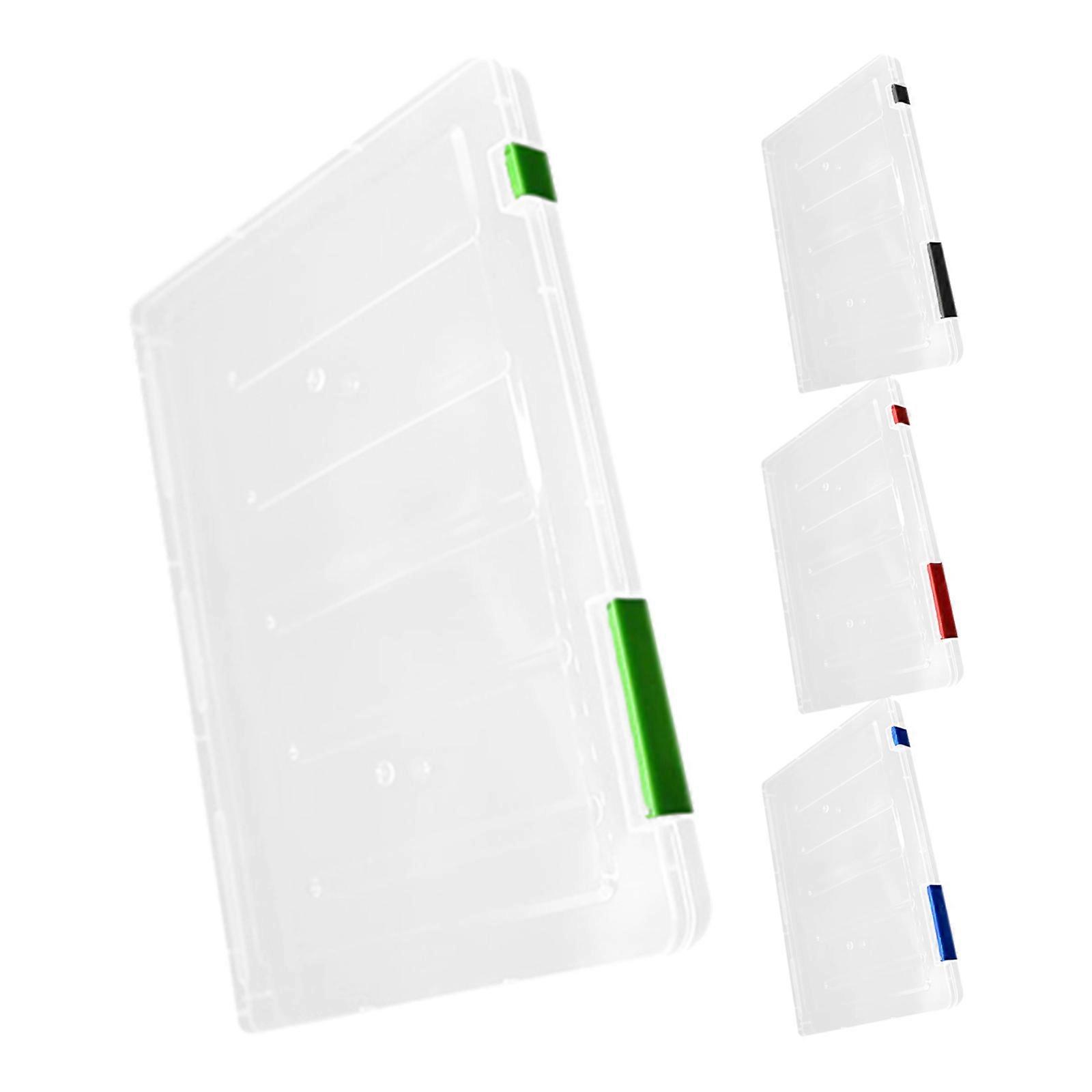 File Organizer Case Document Boxes for Storage Use 20Pcs Blue Plastic