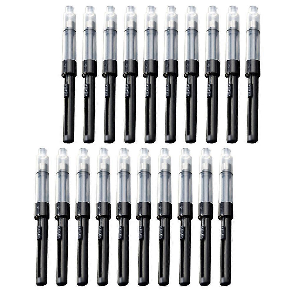 30Pcs Universal Fountain Pen Ink Auxiliary Absorbers For School Use Ergonomic Simple Design Push-Pull Cylinder