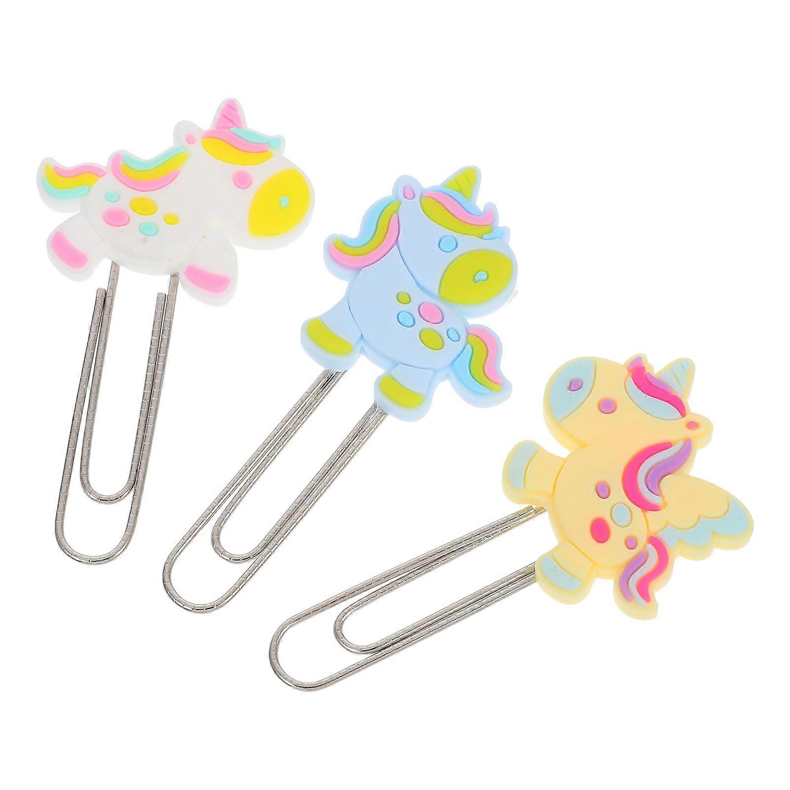 Creative Paper Clips Bookmarks for Book with Metal 9Pcs Pack