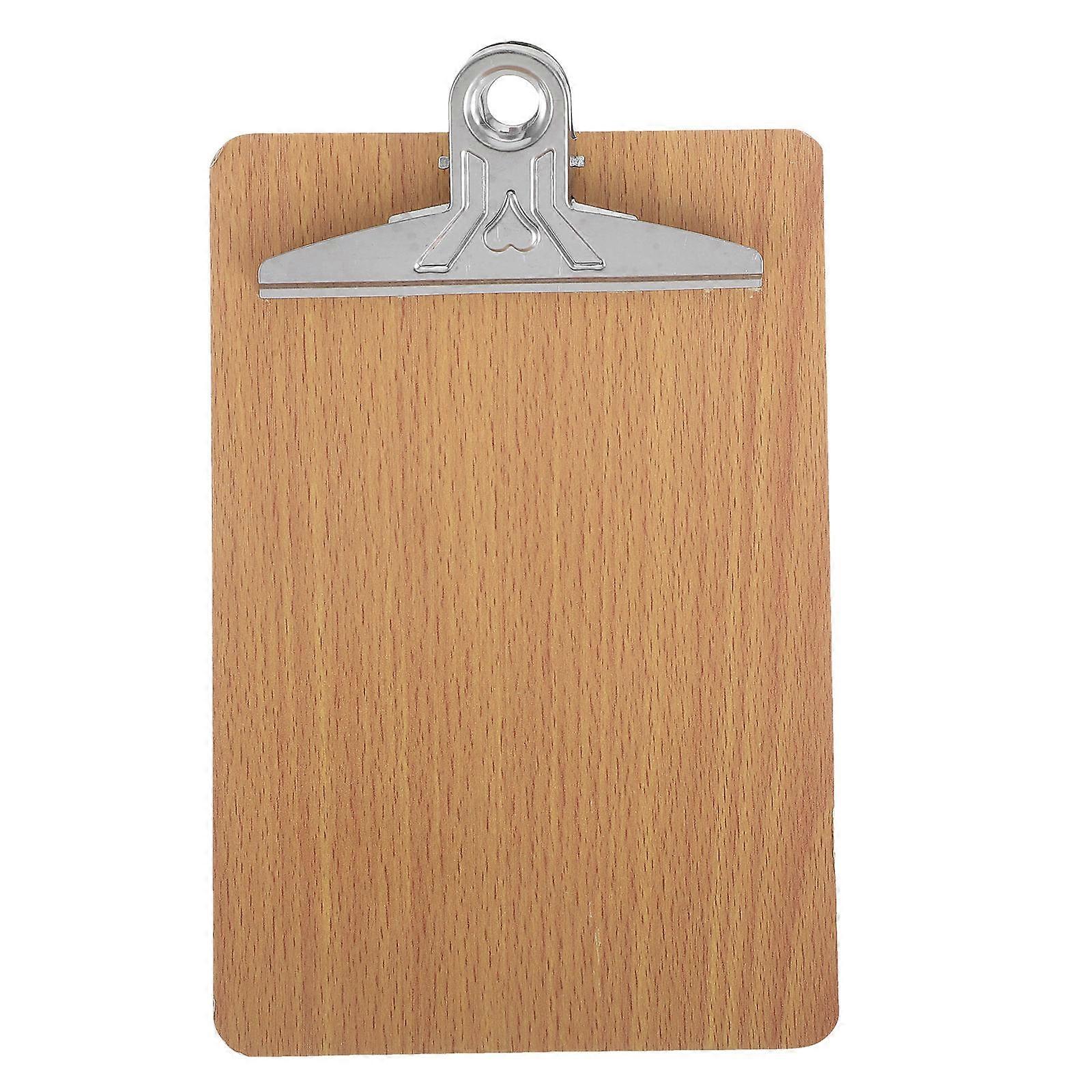 Wooden Clipboards A5 Letter Size Clipboard for File Clamping 3Pcs Multi Color