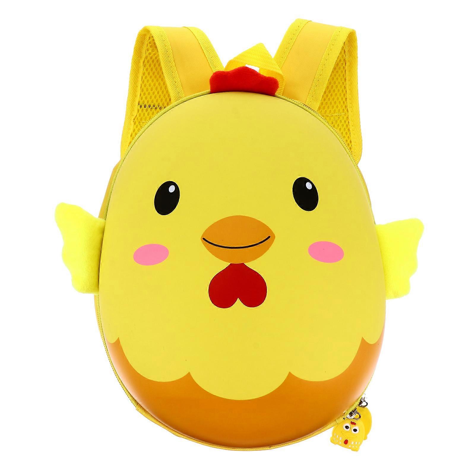 Premium Children Cartoon Chicken Eggshell Backpack for Storage 2Pcs Kids Pack