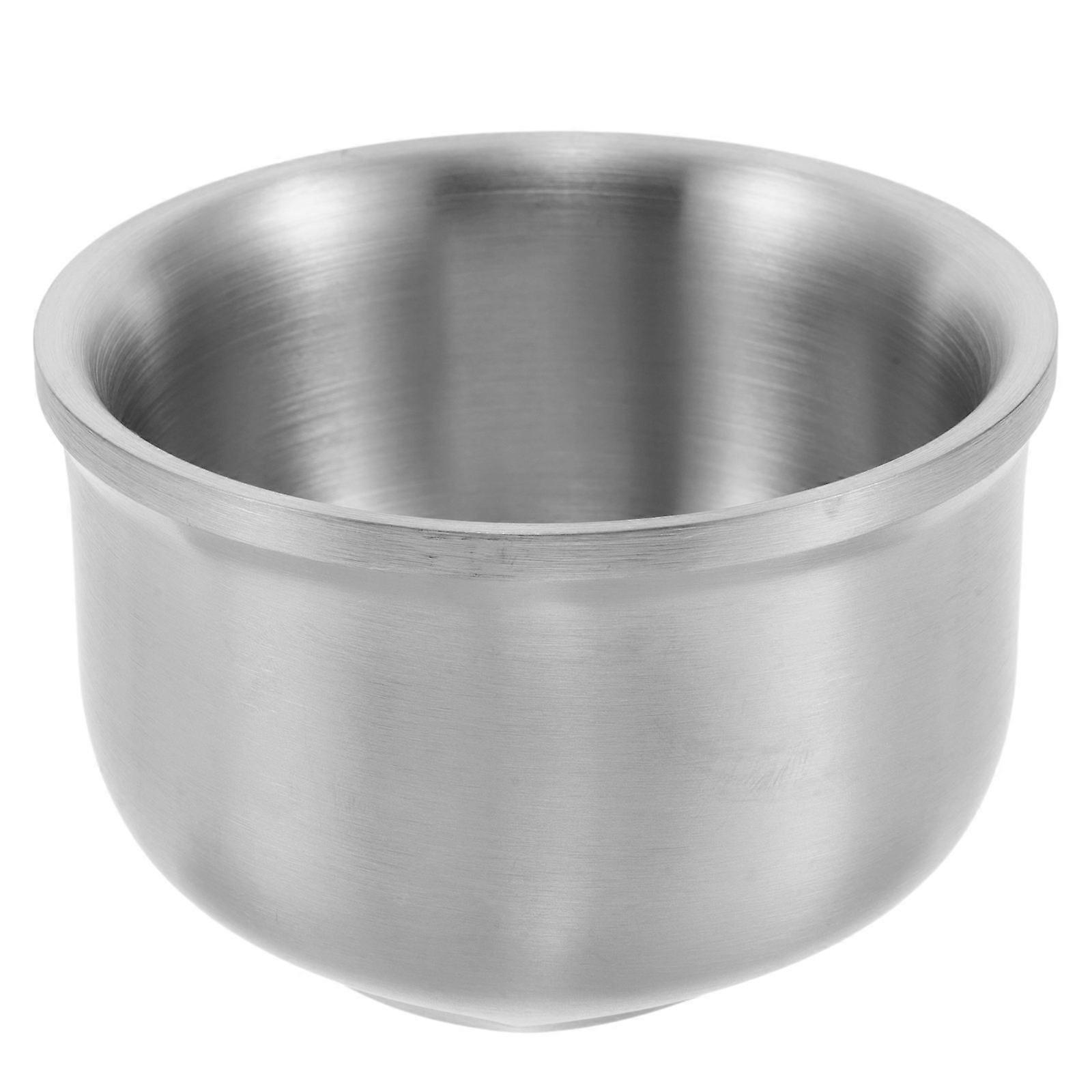 Shaving Soap Bowl Stainless Steel for Shaving 5Pcs Portable Shave Foam Bowl
