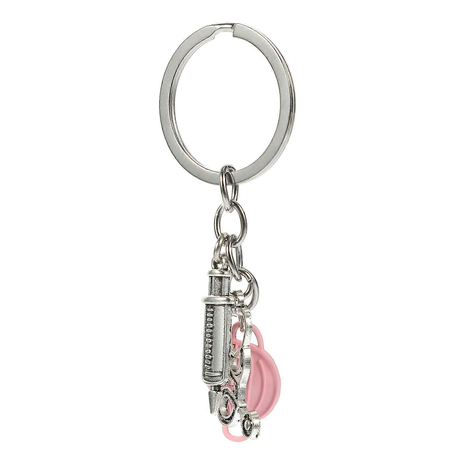 Stethoscope Key Chain Medical Assistant Keychain Metal Design