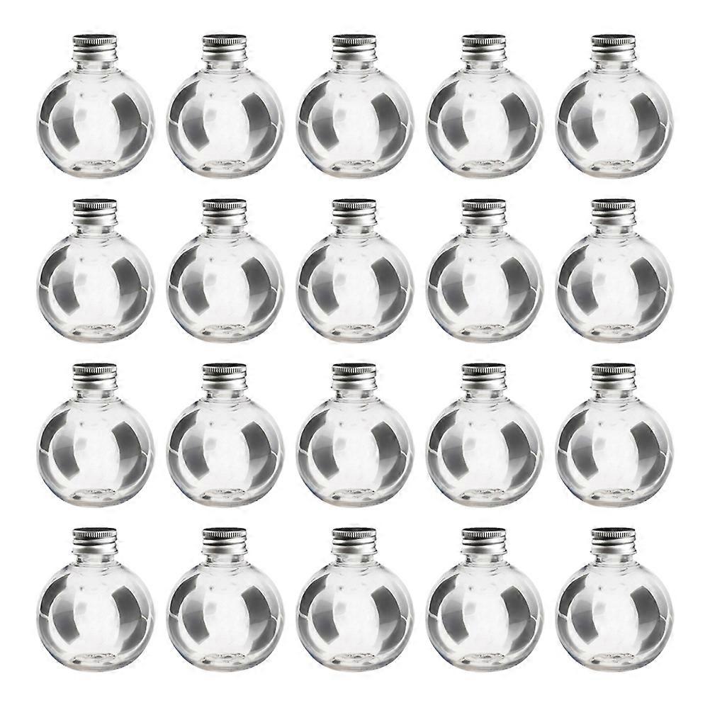 Transparent Pet Bottles for Storage Use 120Pcs Clear Empty Plastic Bottles