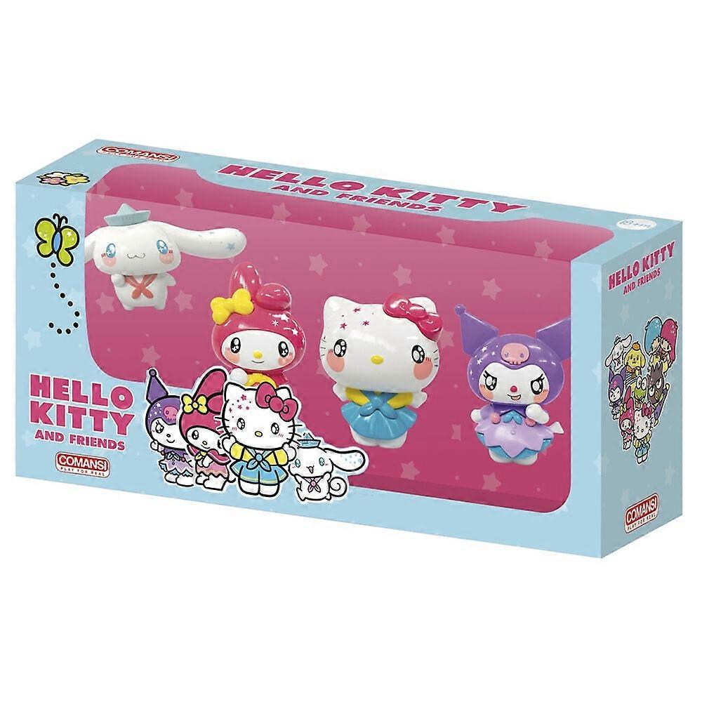 Pack Amis Hello Kitty avec 4 figurines à collectionner