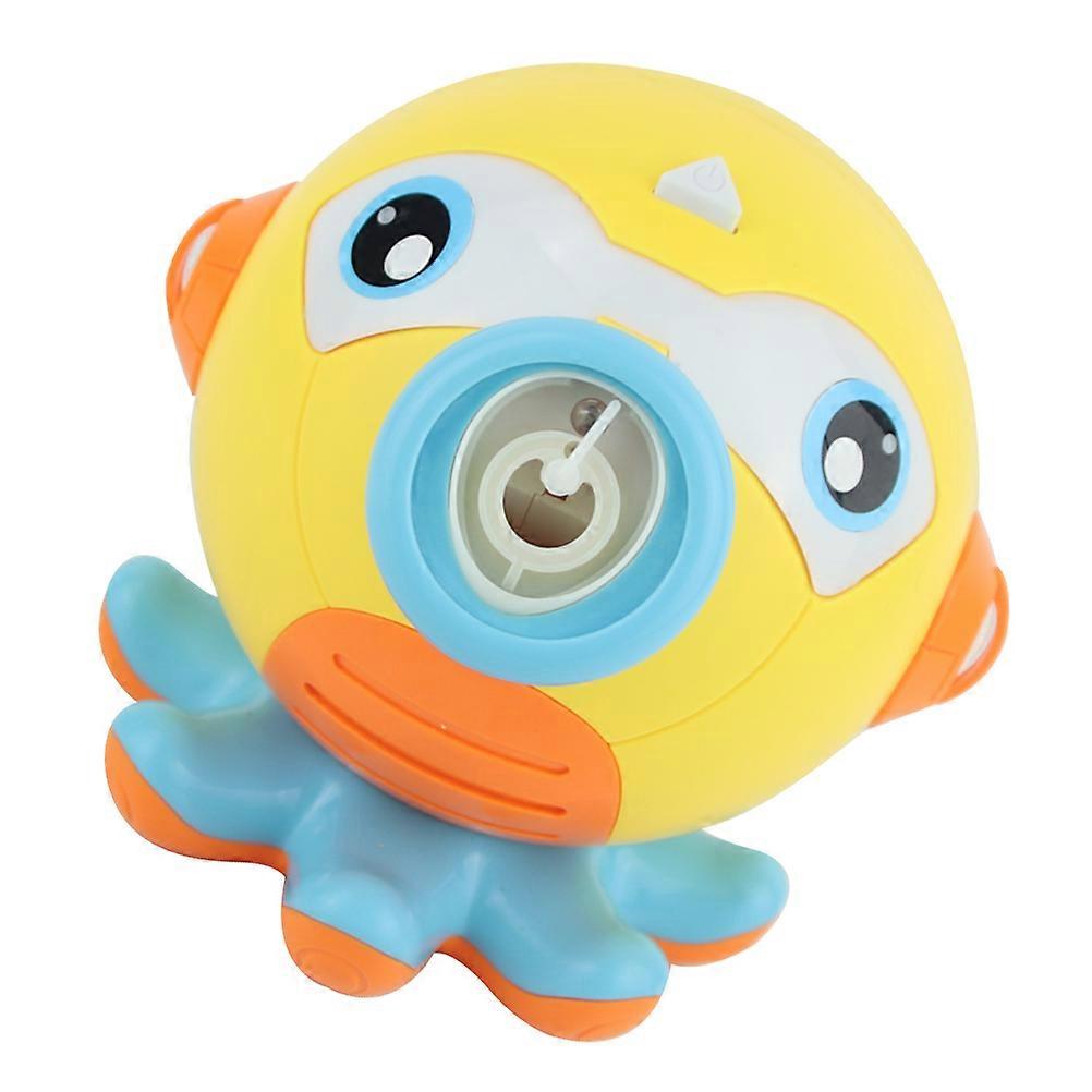 Musical Bubble Blower Toy Cartoon Bubble Maker with Light 2Sets for Kids