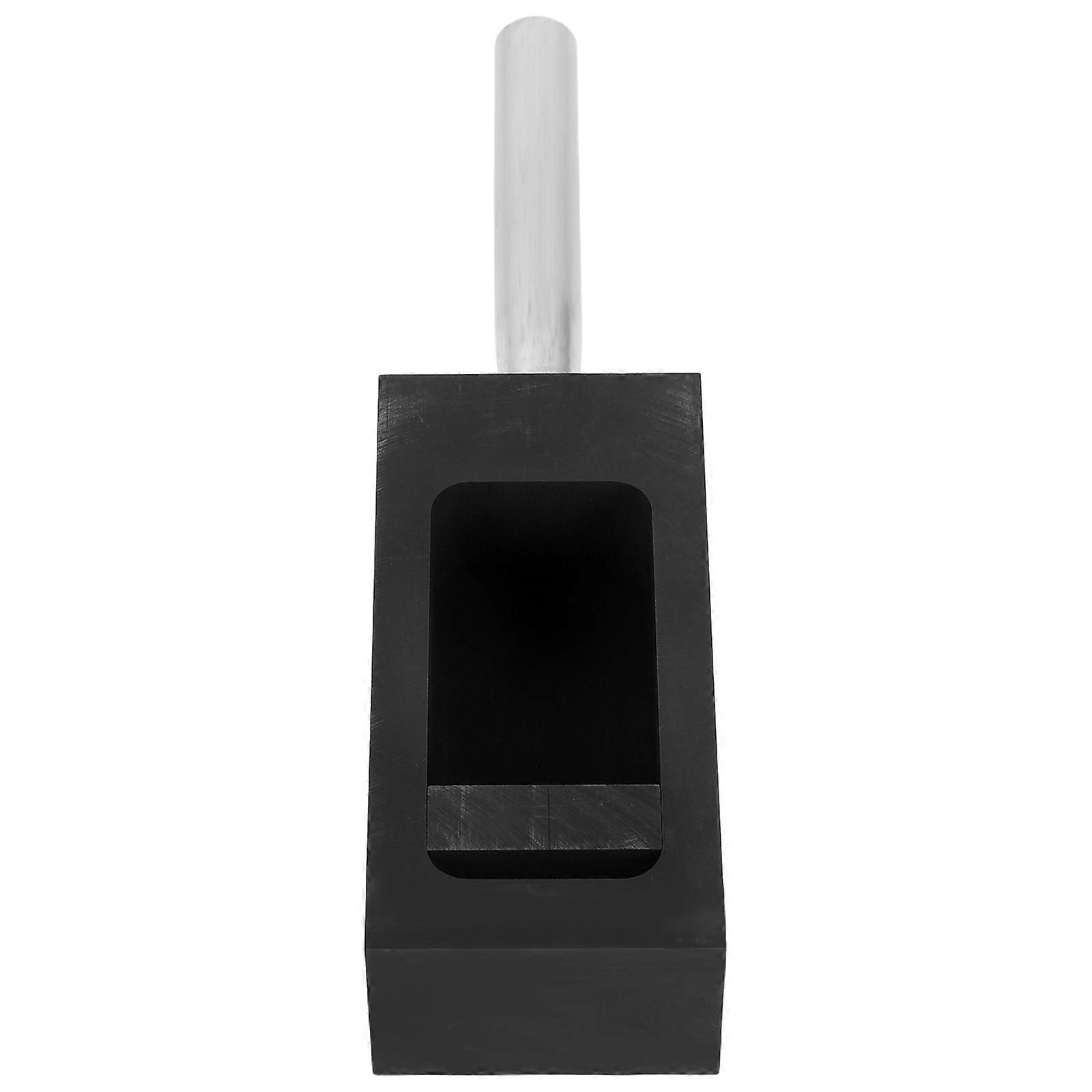 Graphite Melting Tool for Metal Casting Applications in Black Finished Material with Handheld Design and Casting Function 1Pack