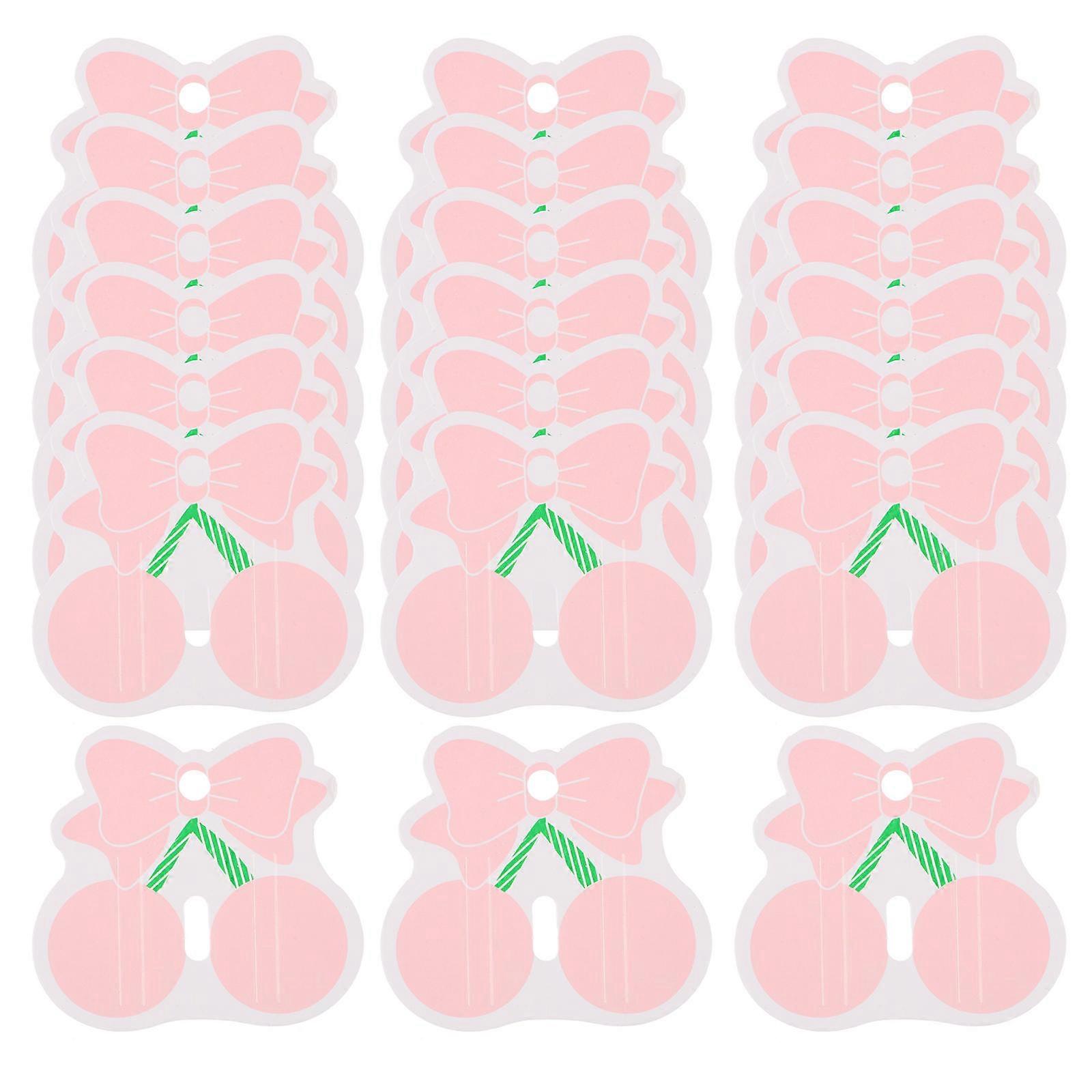 Hairpin Display Cards for Organizing 1000Pcs Pink Paperboard Sheets