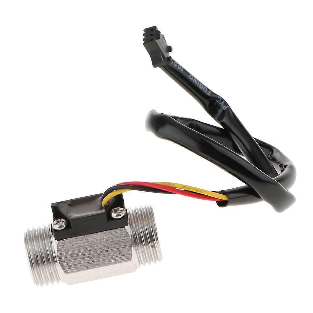 Water Flow Sensor Fluid Flowmeter Switch Flow Measurement Stainless Steel