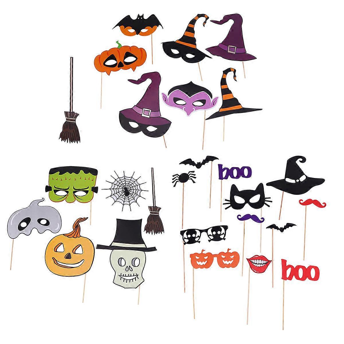 Photo Props for Halloween Creative Decorative Items 3Sets Assorted Colors