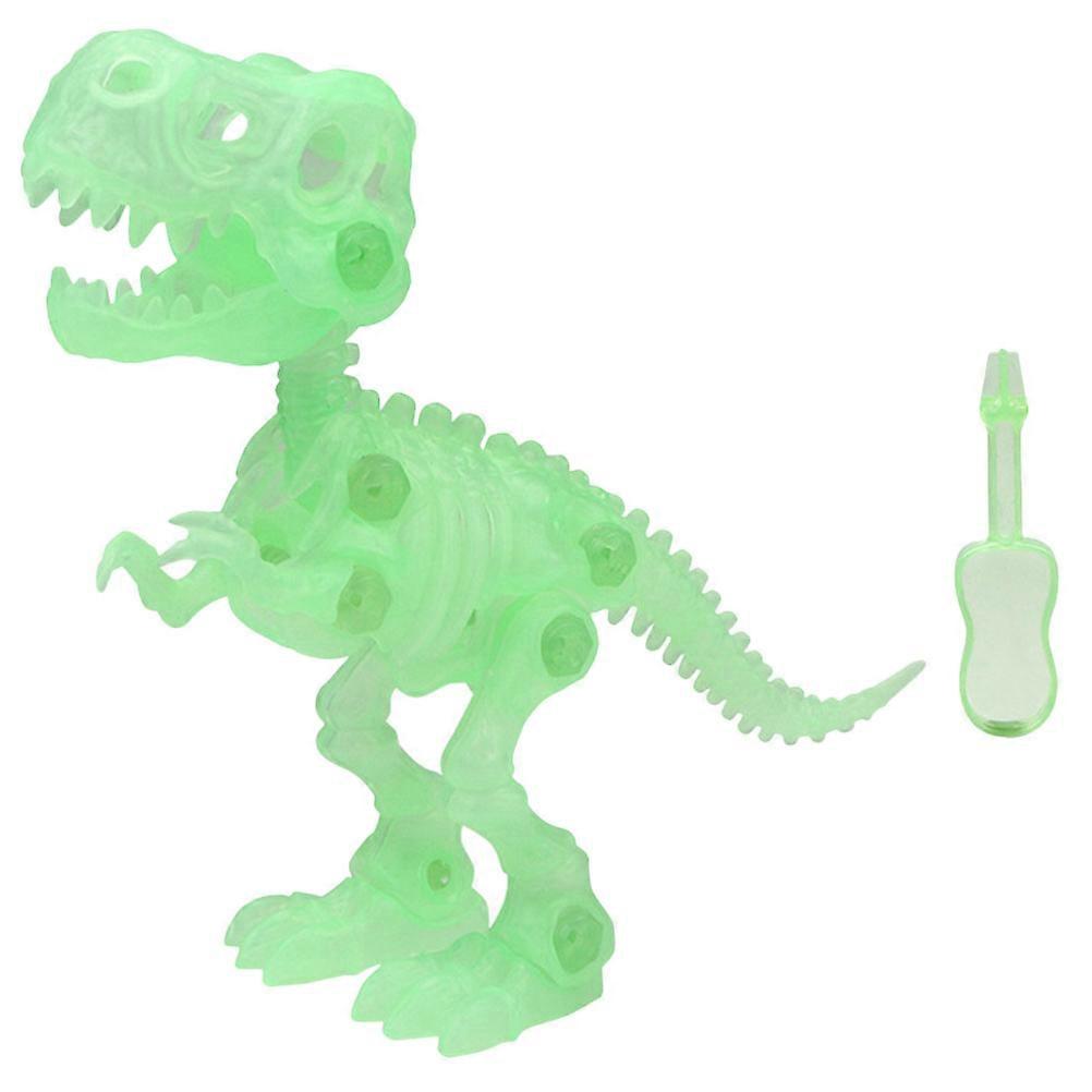 Glow in The Dark Dinosaurs Skeletons Kids DIY Assembly Toy 4Sets