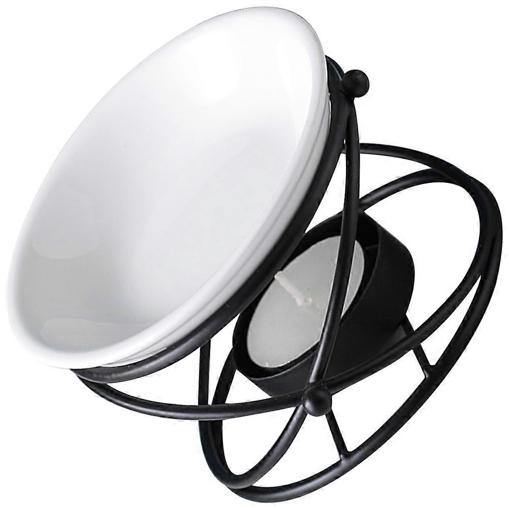 Aromatherapy Incense Burner for Candlestick Holder 5Pcs in Black