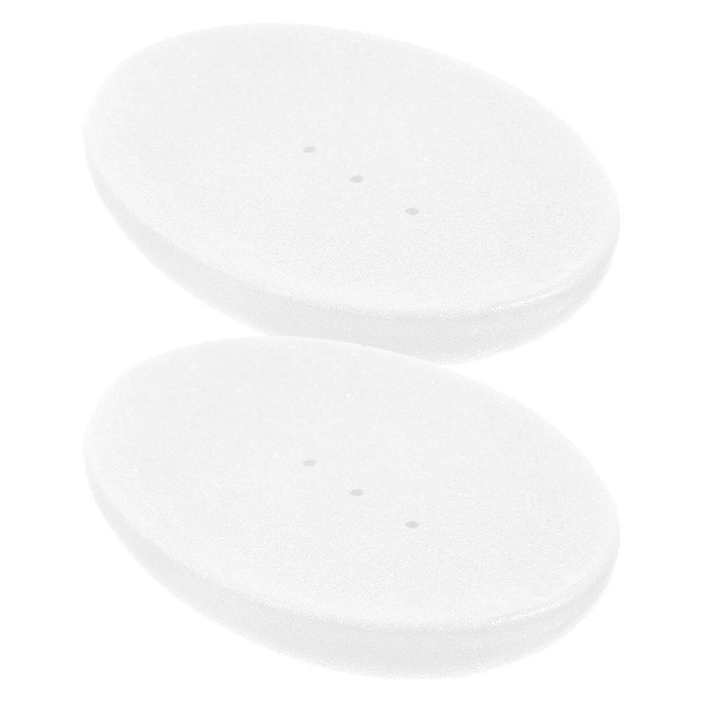 Self Draining Ceramic Soap Holder for Bathroom 10Pcs White Set