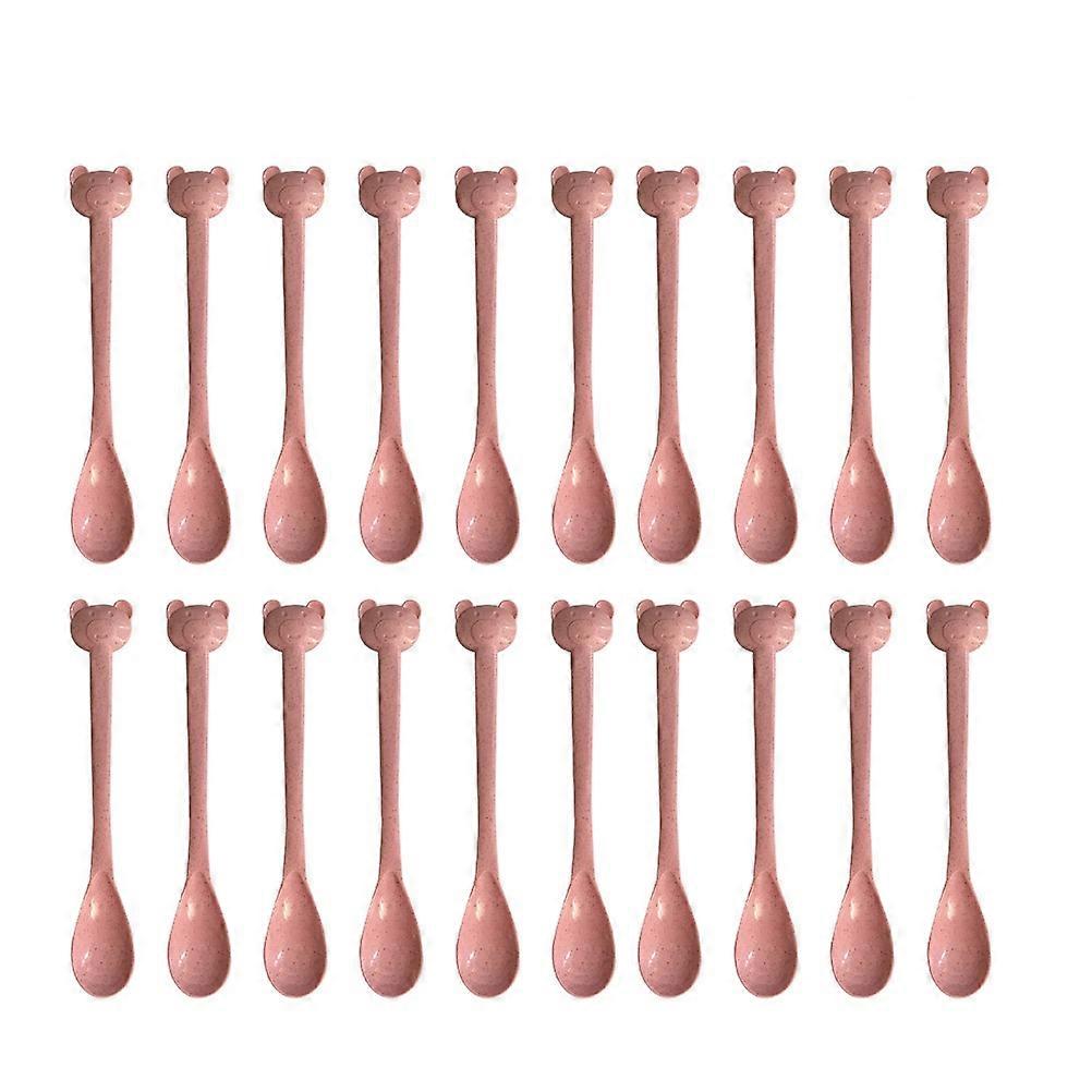 Plastic Ice Cream Spoons for Utensil Use 20Pcs Children