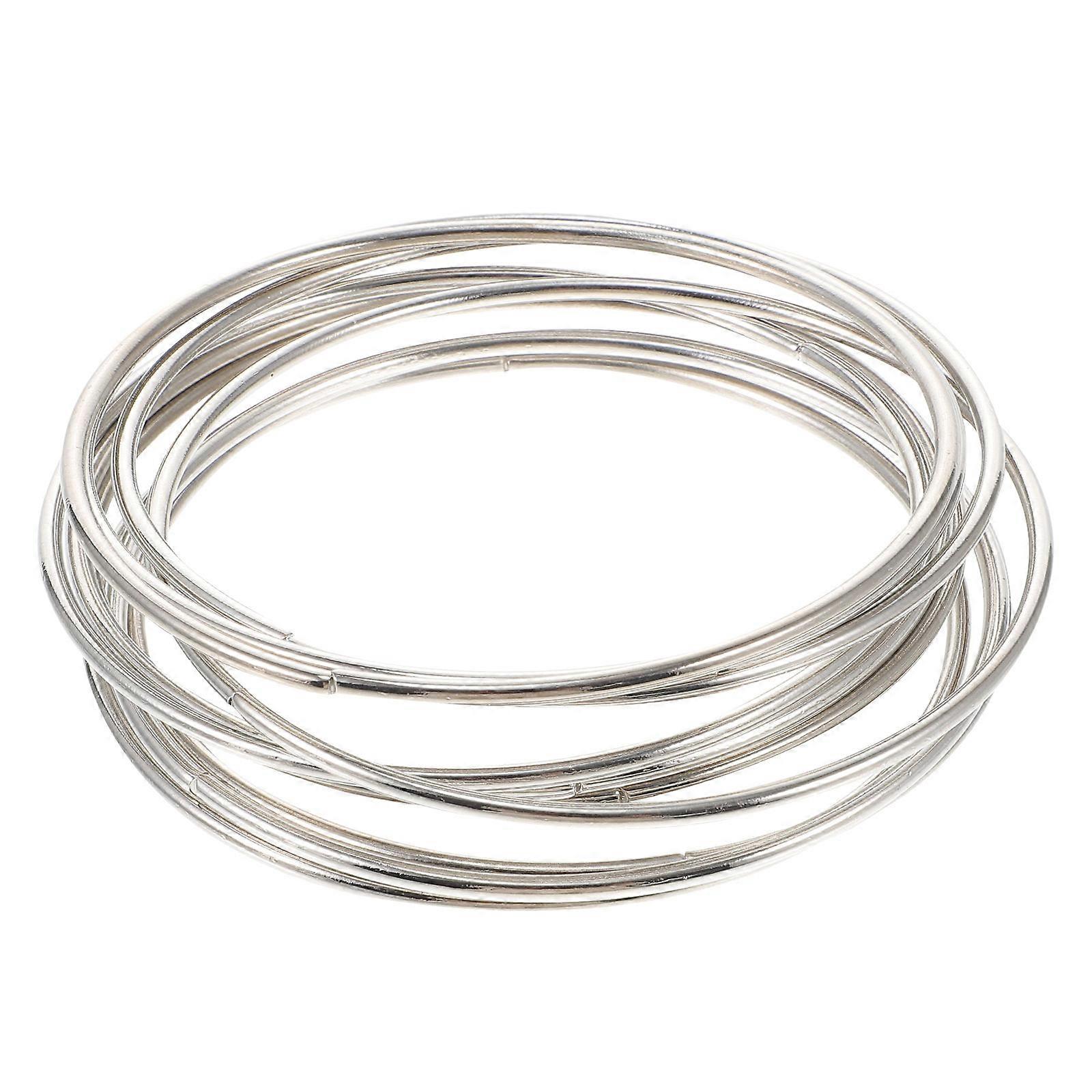 Dreamcatcher Accessories Metal Ring for DIY Craft Projects 3Pcs Silver