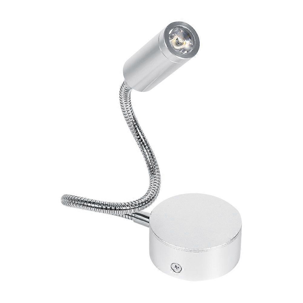 AC85-265V 1W Warm White Led Bed Lamp Reading Working With Flexible Gooseneck (1W Warm White)