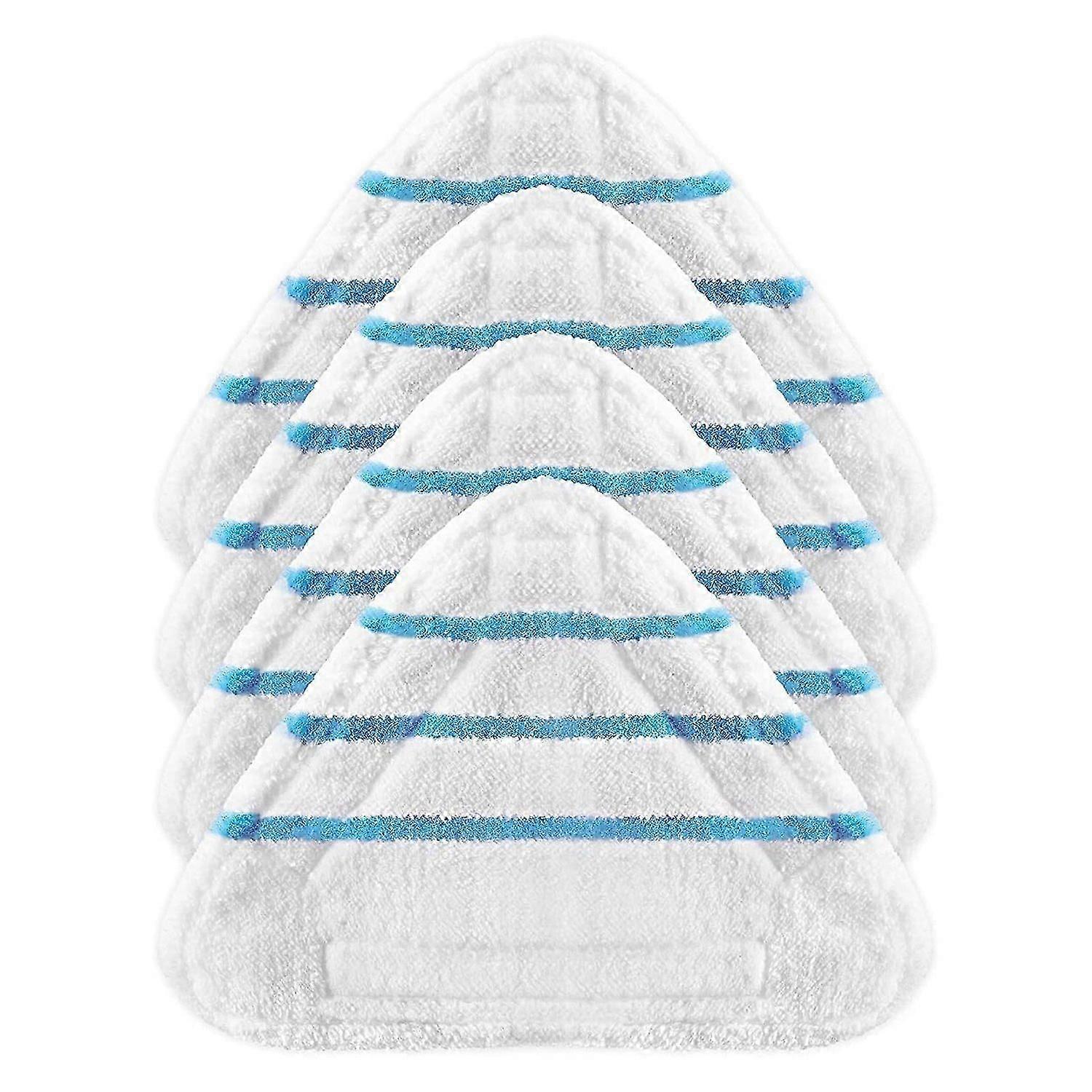 4-Pack H20 Steam Mop Replacement Pads, Triangular for SUPOR & Ariete