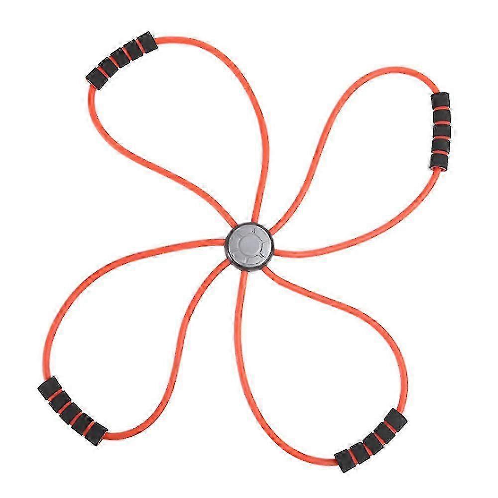 ワークアウトする女性のためのコアクロスレジスタンスバンド、ピラティスヨガ筋力トレーニング用ハンドル付きフィットネスエクササイズバンド、ラテックス弾性ループチューブ