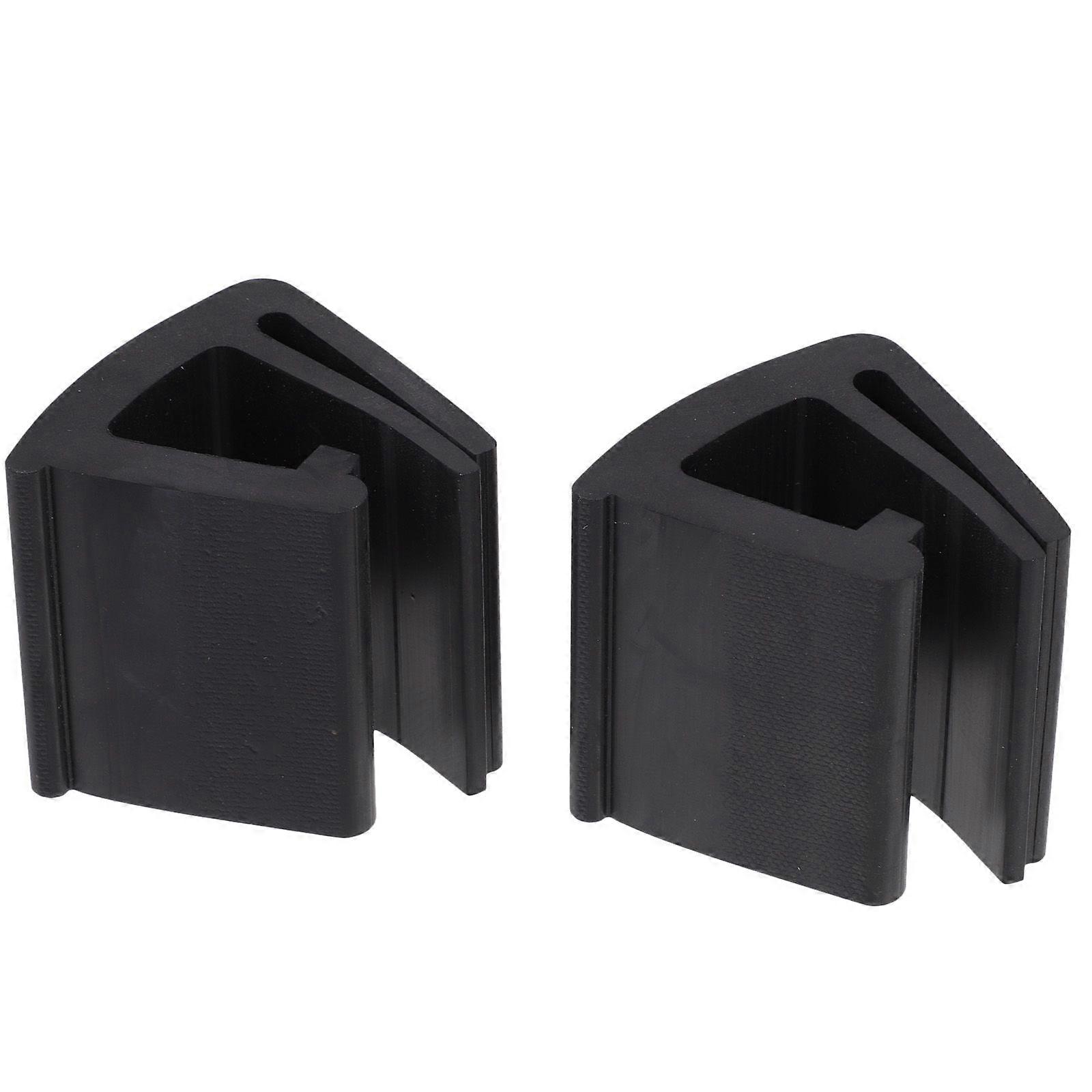 1 Pair Golfs Cart Windshield Clamps Replacement Retaining Clips (Black)