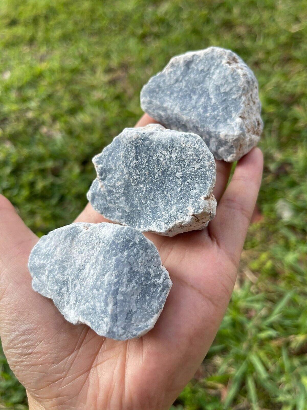 Large Angelite Raw Stone, 2-3 Inch Rough Angelite