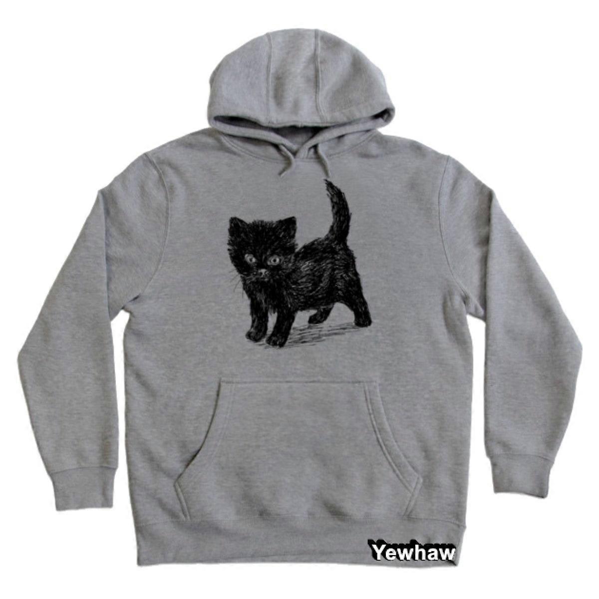 Black Cat Retro Hoodie