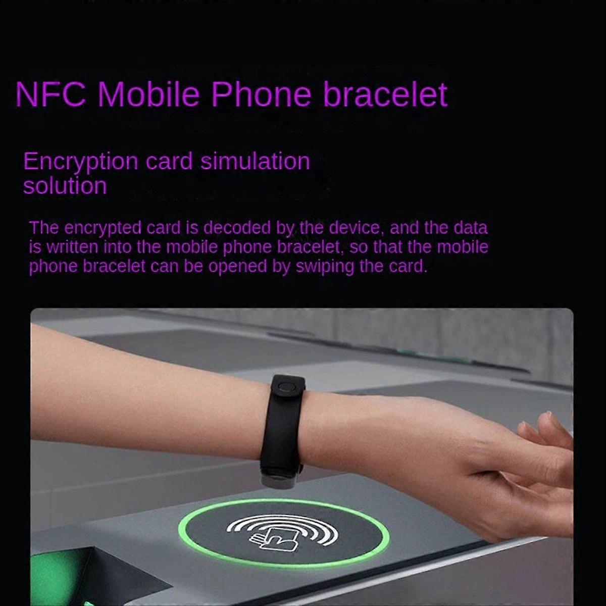 NFC read-write device, card reader, encrypted access control decoder