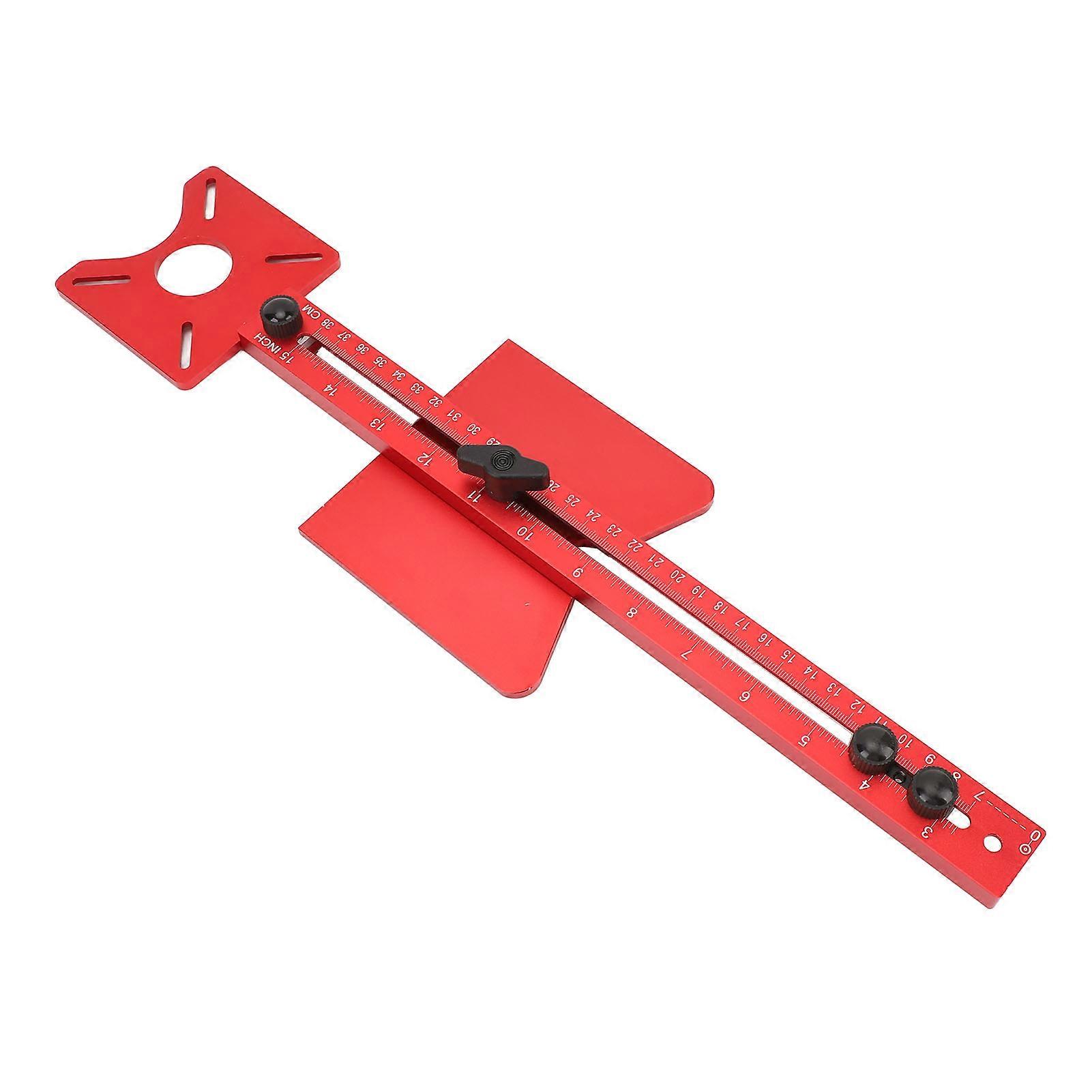 4 in 1 Router Jig Circle Cutting Groove Milling Edges Trimming Backer Bracket Versatile Woodworking Slotting Locating Tool 