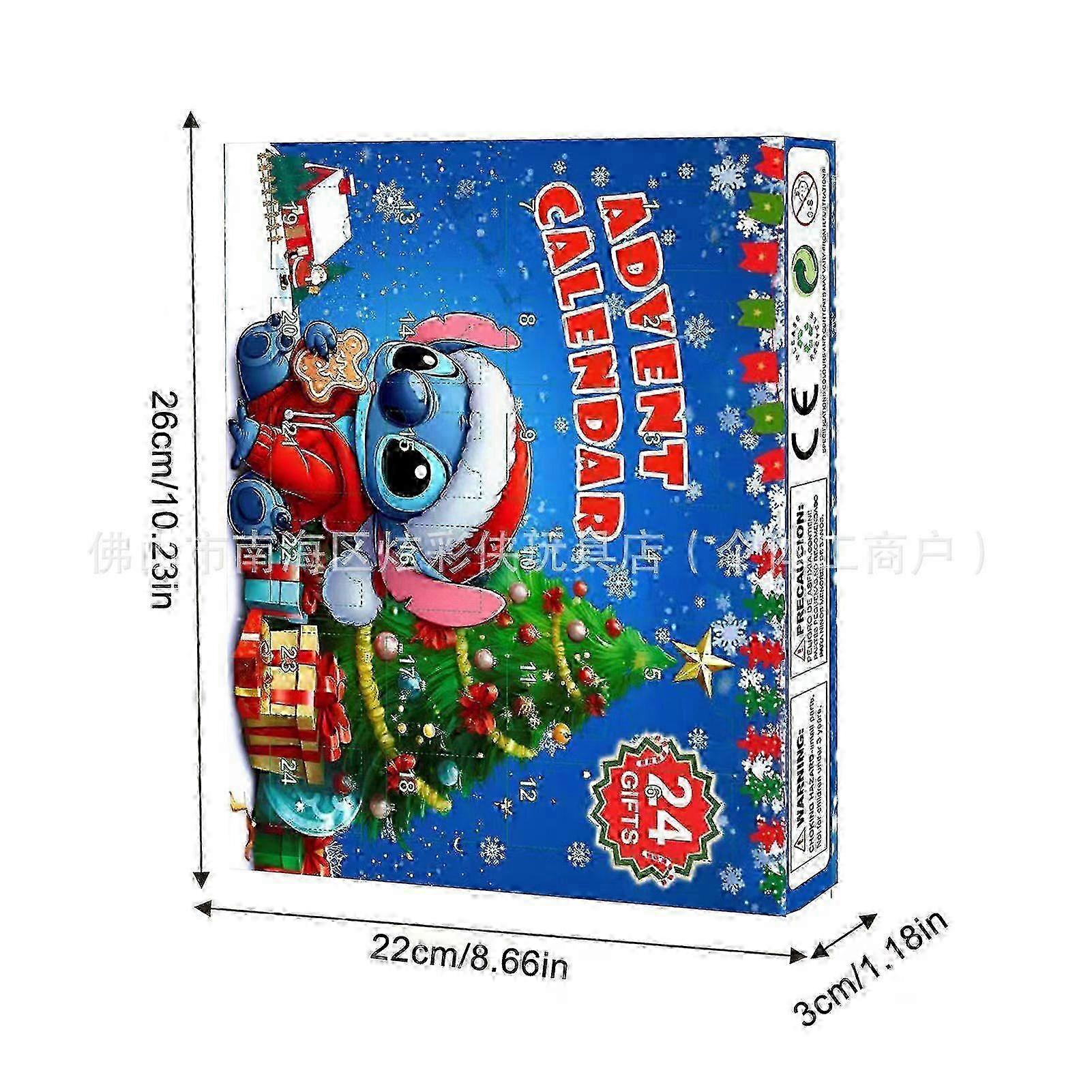 Christmas Advent Calendar Lilo & Stitch Blind Box 24-Day Countdown