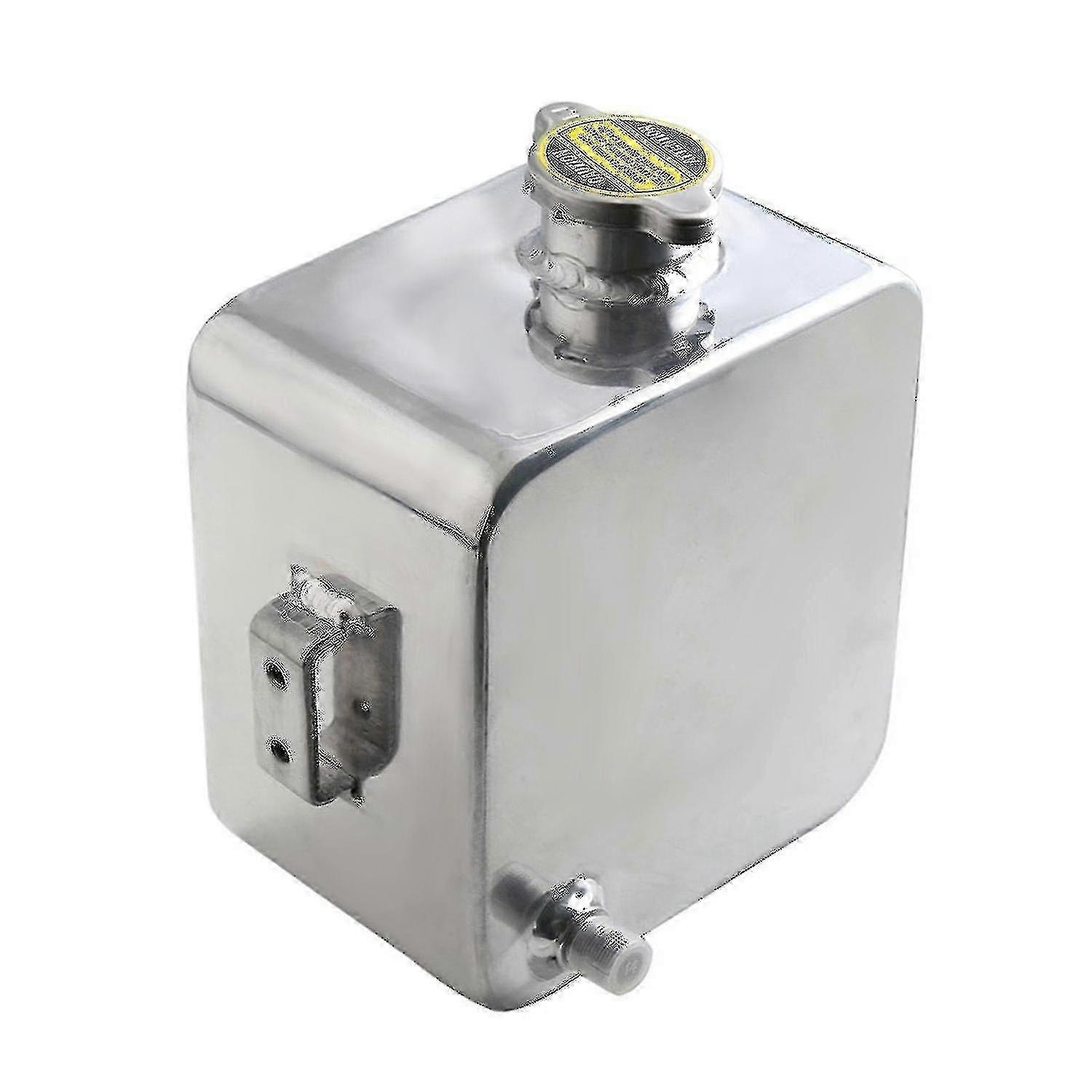 Aluminium 2L Coolant Expansion Tank Universal Fit for Car Overflow Recovery M