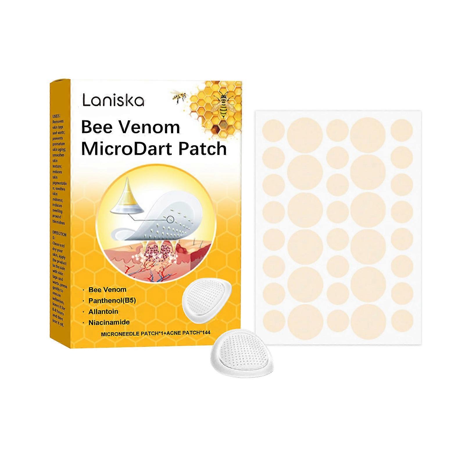 Laniska Bee Venom Keyou Patch Gently Cares For And Cleanses The Face And Body. It Is A Light And Thin Covering Care Patch