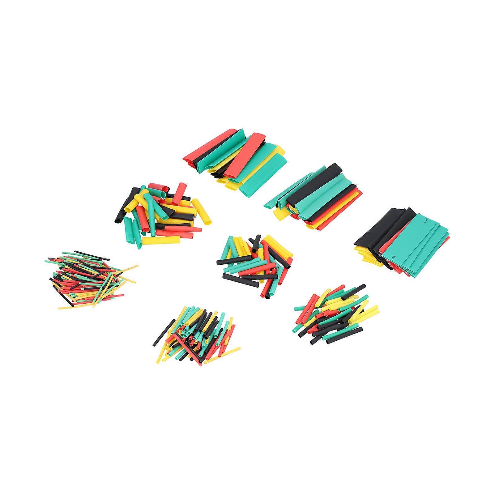 328Pcs Heat Shrink Tubing Insulation Protection Shrinkable Connector Kit Colorful Combination